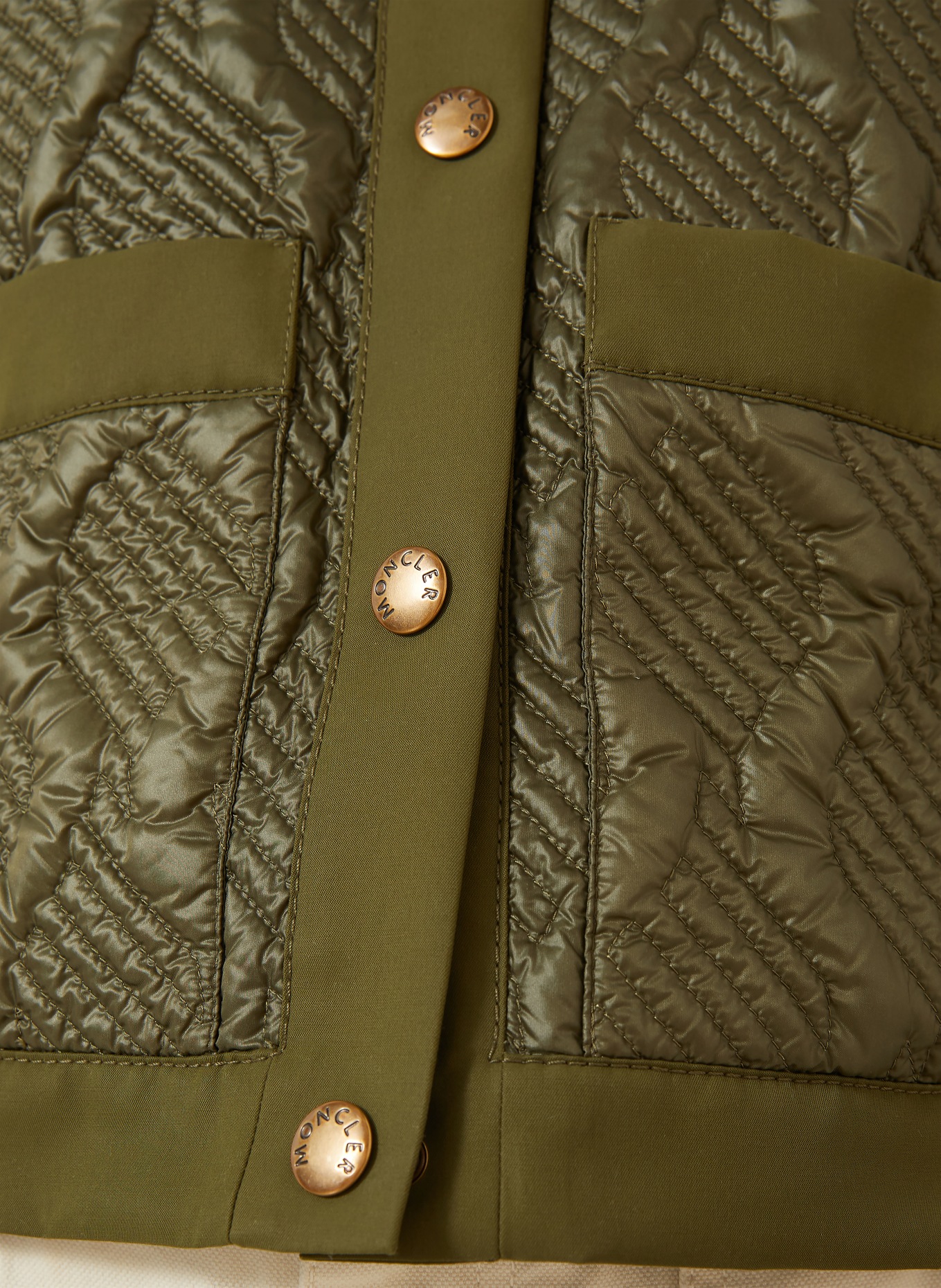 MONCLER Doudoune légère LIBELLULE: OLIVE