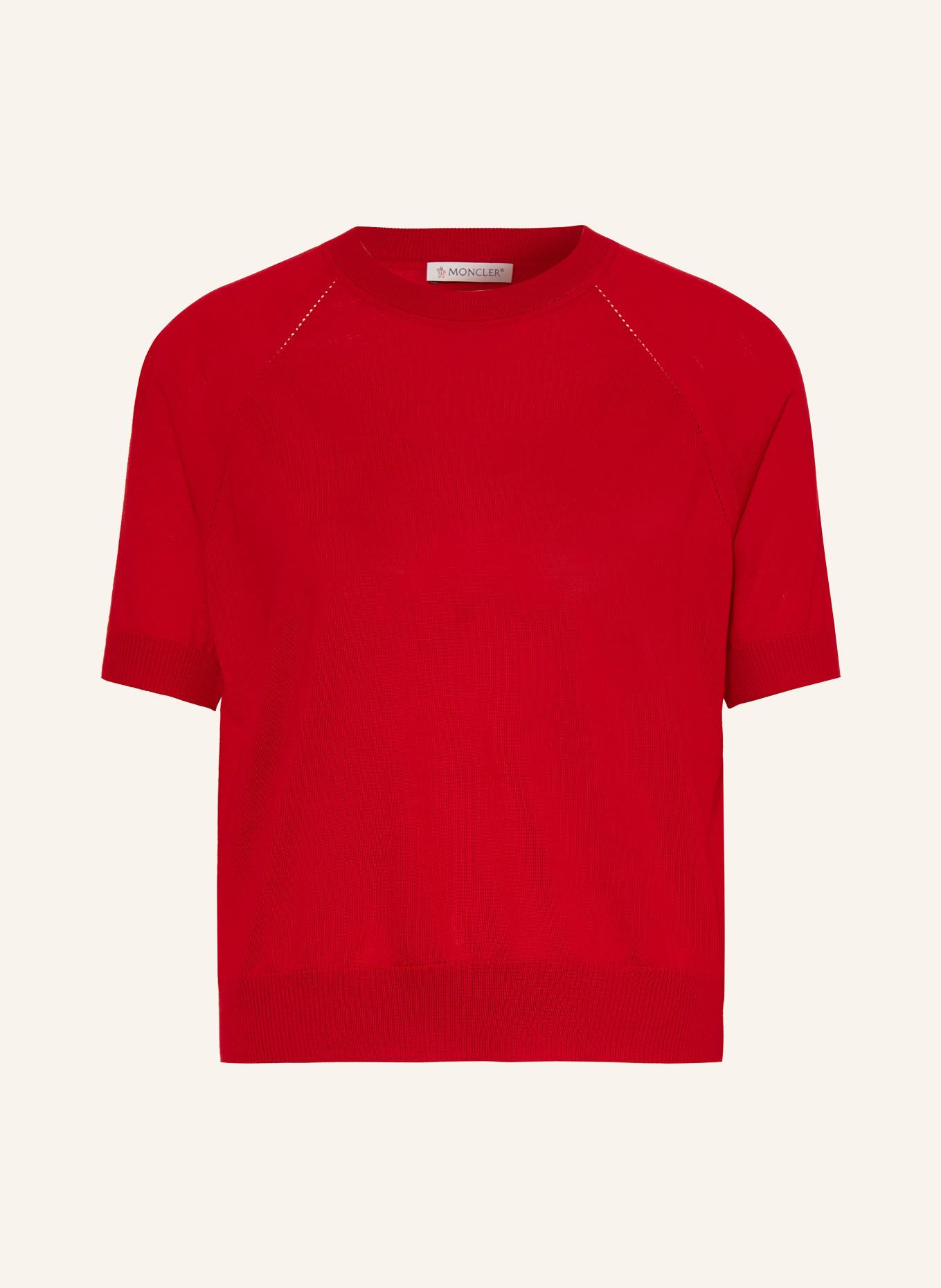 MONCLER Knit shirt: RED