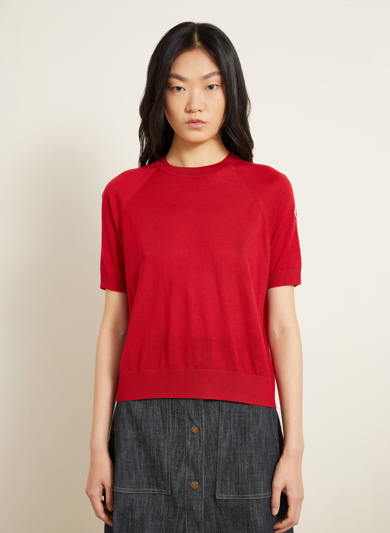 MONCLER Knit shirt: RED