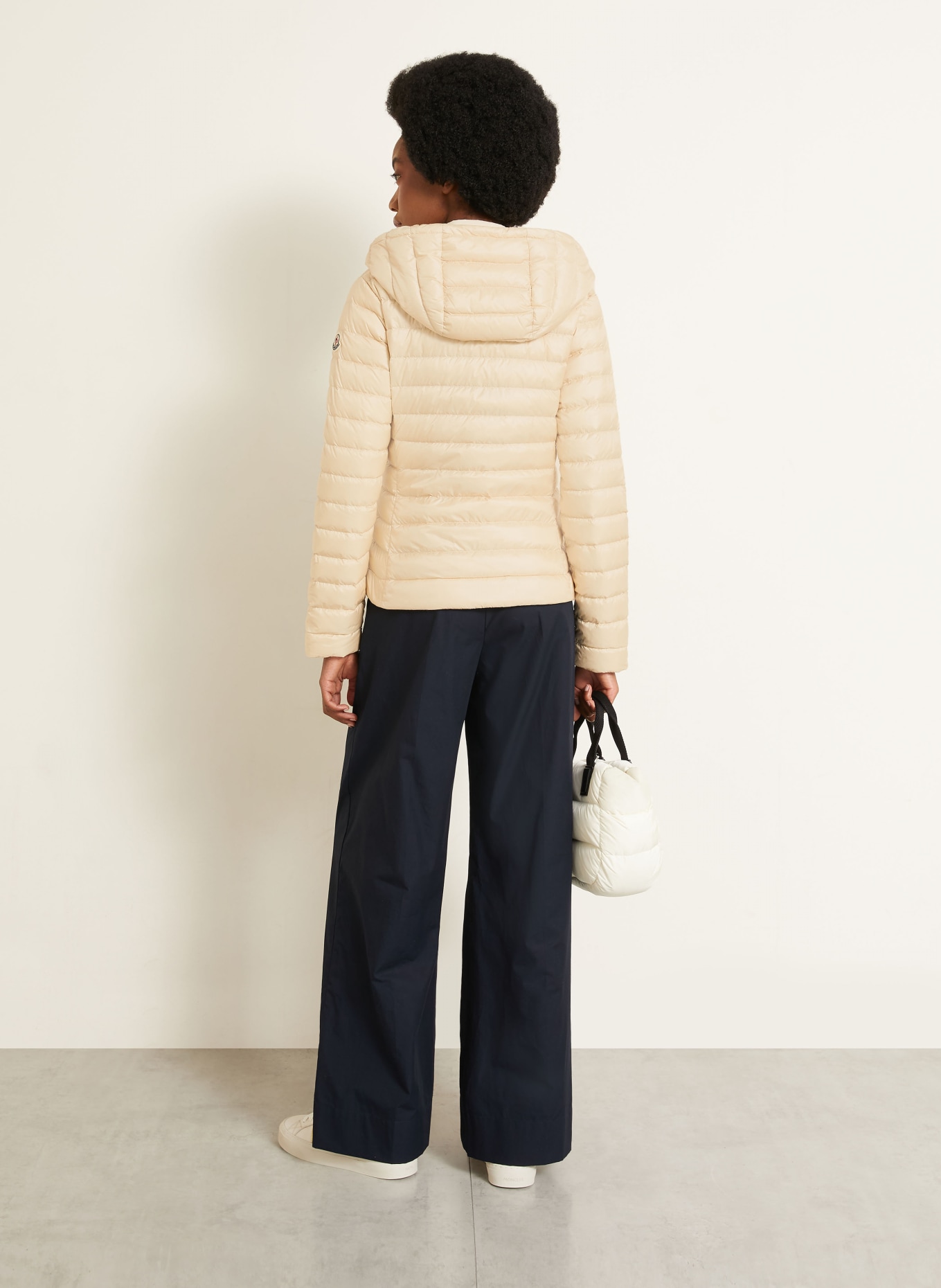 MONCLER Lightweight donsjas IGELHOOD: BEIGE