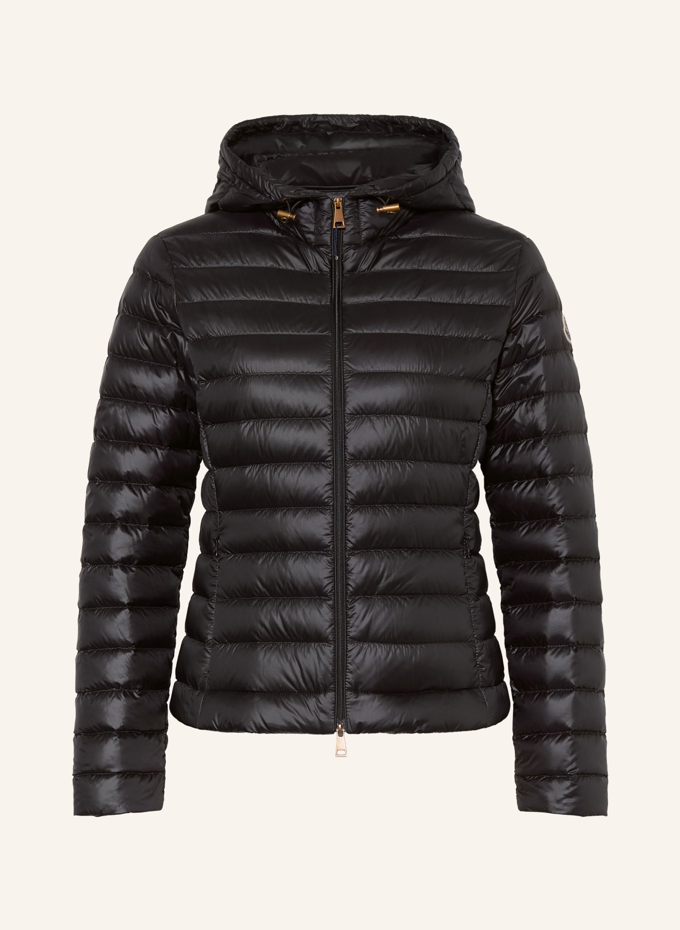 MONCLER Lightweight donsjas IGELHOOD: ZWART