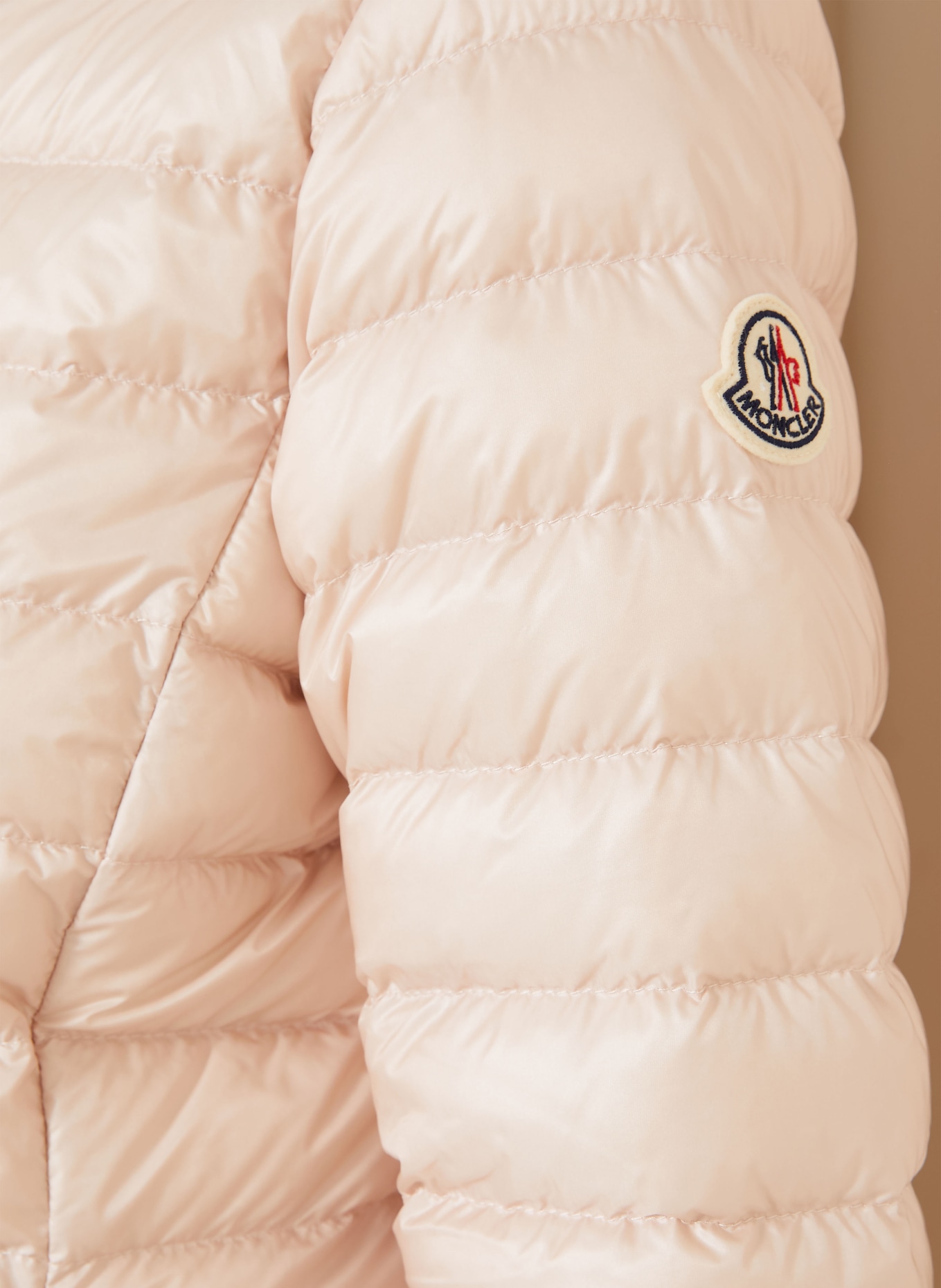 MONCLER Lightweight donsjas IGELHOOD: ROSÉ