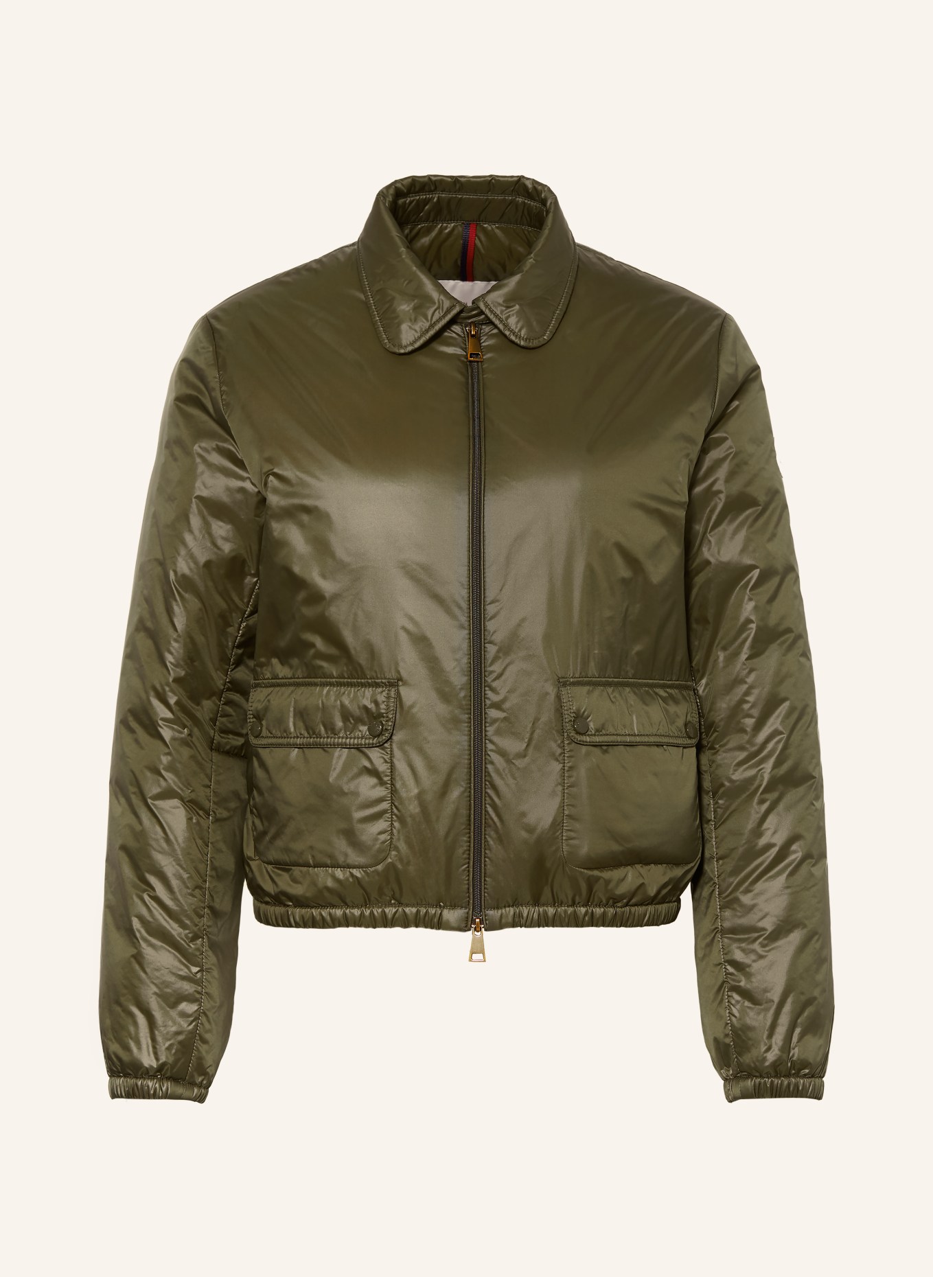 MONCLER Donsjas LANSET: OLIJF