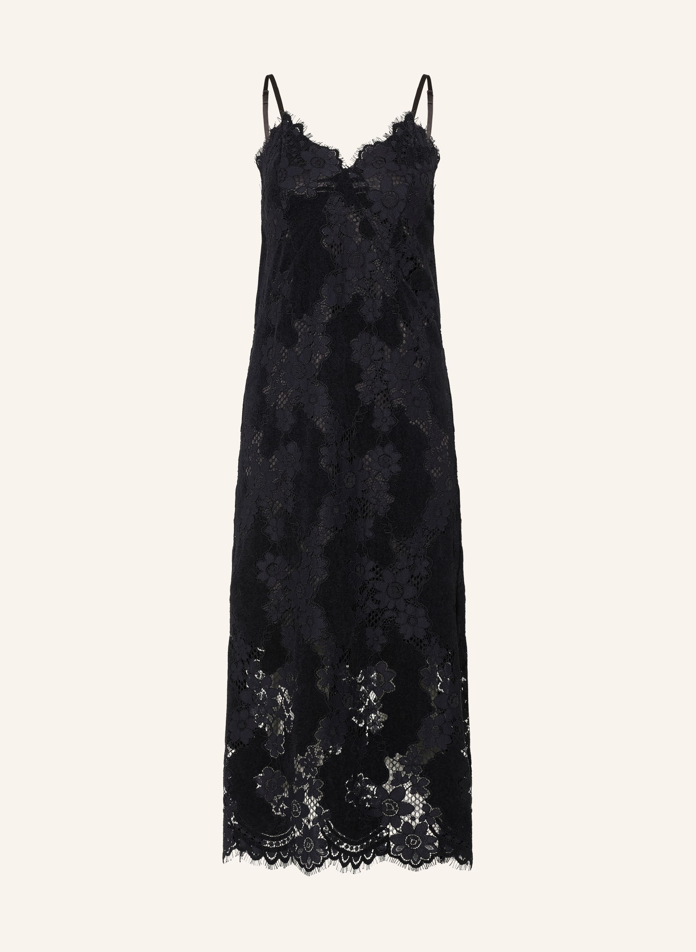 MOS MOSH Spitzenkleid MMPRUE ALKI: SCHWARZ