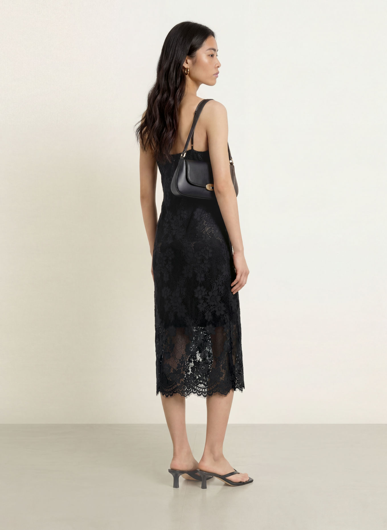 MOS MOSH Spitzenkleid MMPRUE ALKI: SCHWARZ