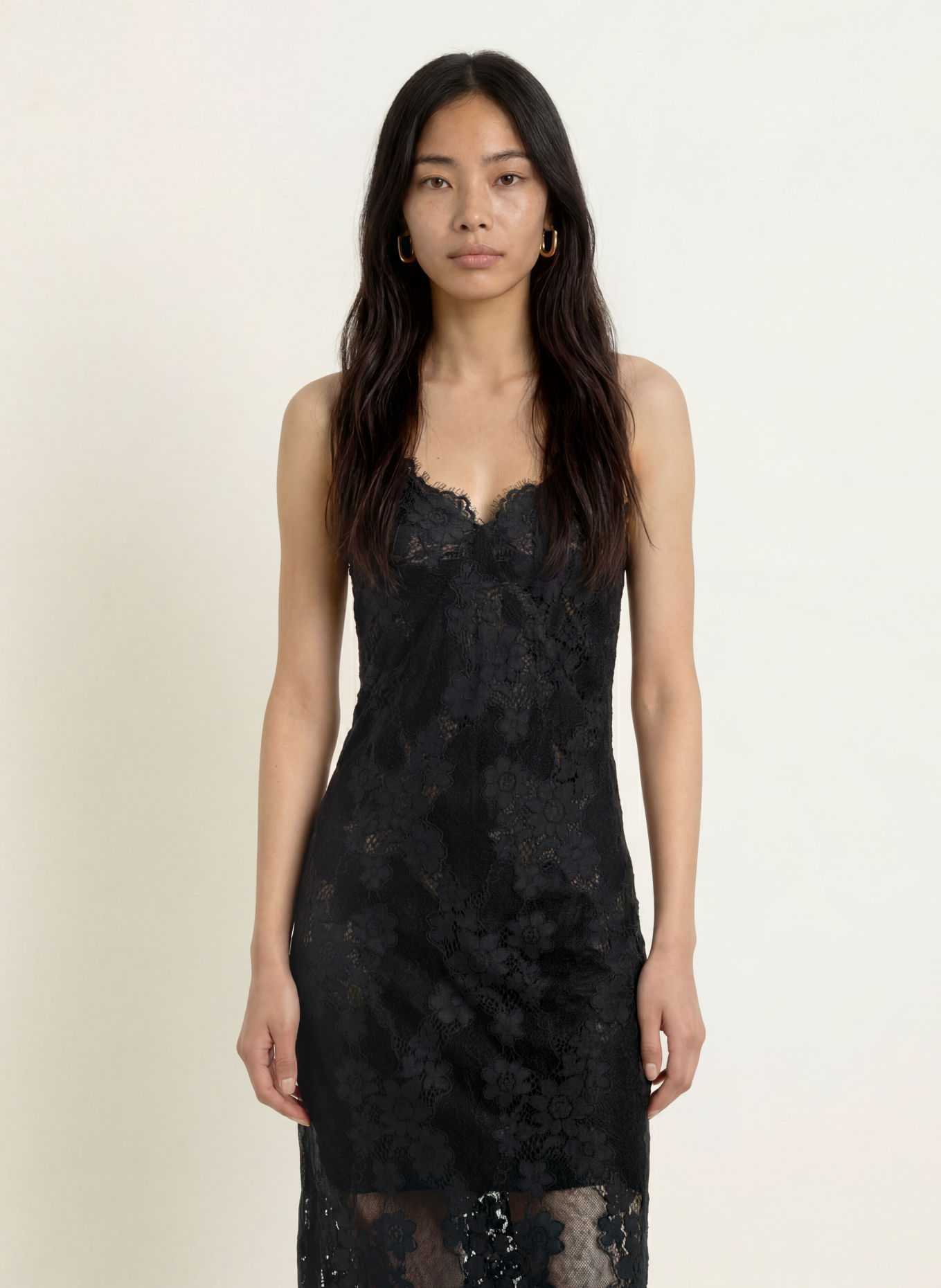 MOS MOSH Spitzenkleid MMPRUE ALKI: SCHWARZ