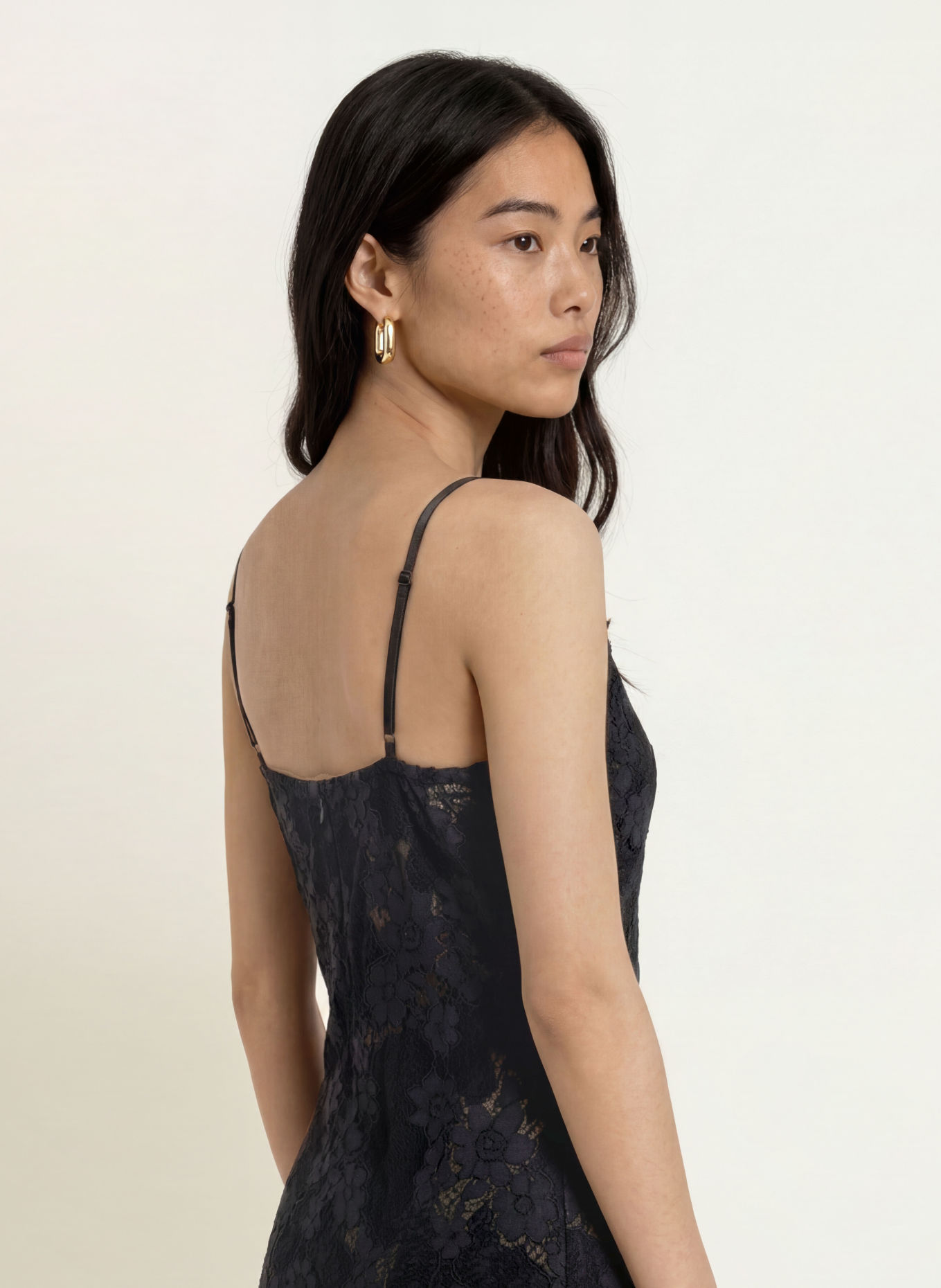 MOS MOSH Spitzenkleid MMPRUE ALKI: SCHWARZ