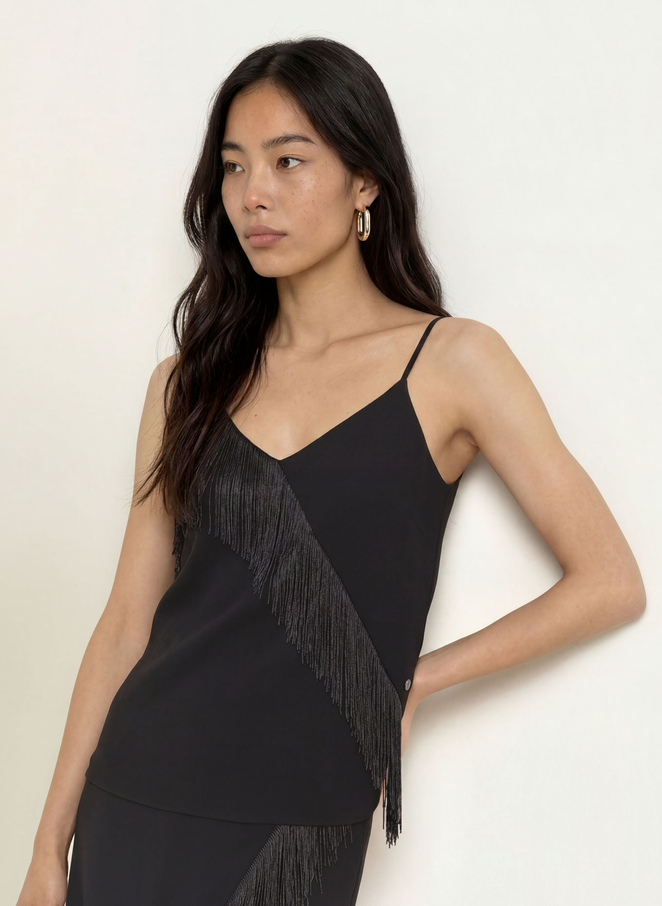 MOS MOSH Top MMGRY BIRDIE: ZWART