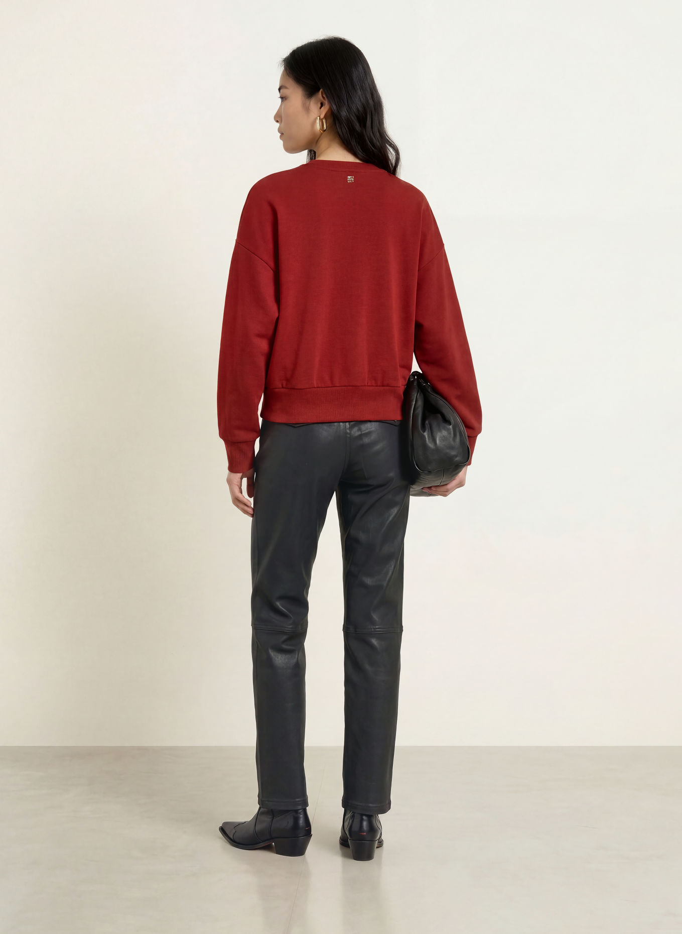 MOS MOSH MMCELIA Sweatshirt: BROWN