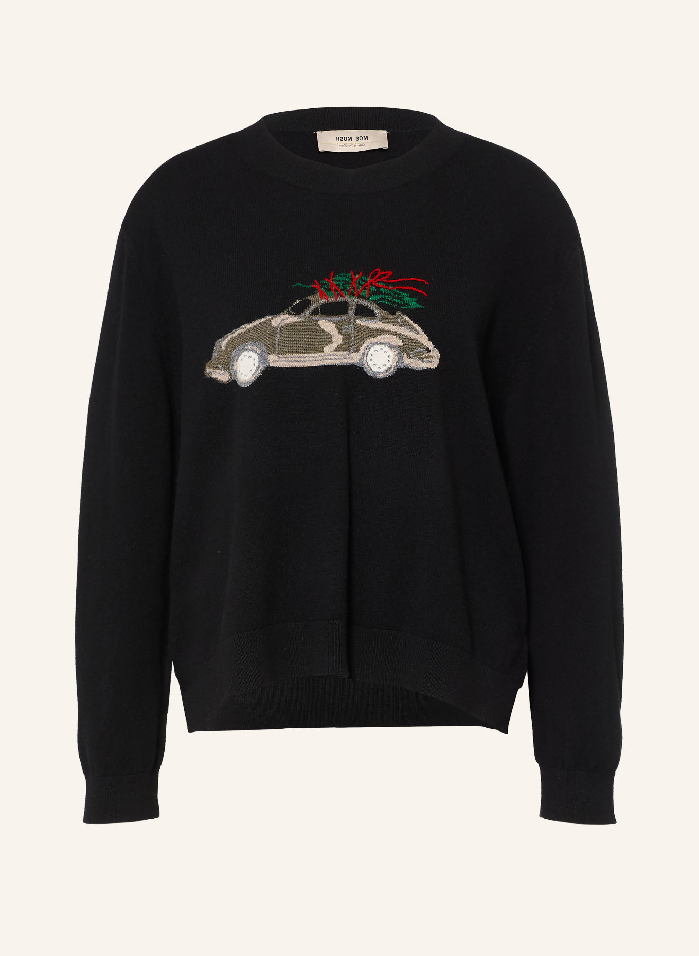 MOS MOSH Cashmere-Pullover MMJORID: SCHWARZ