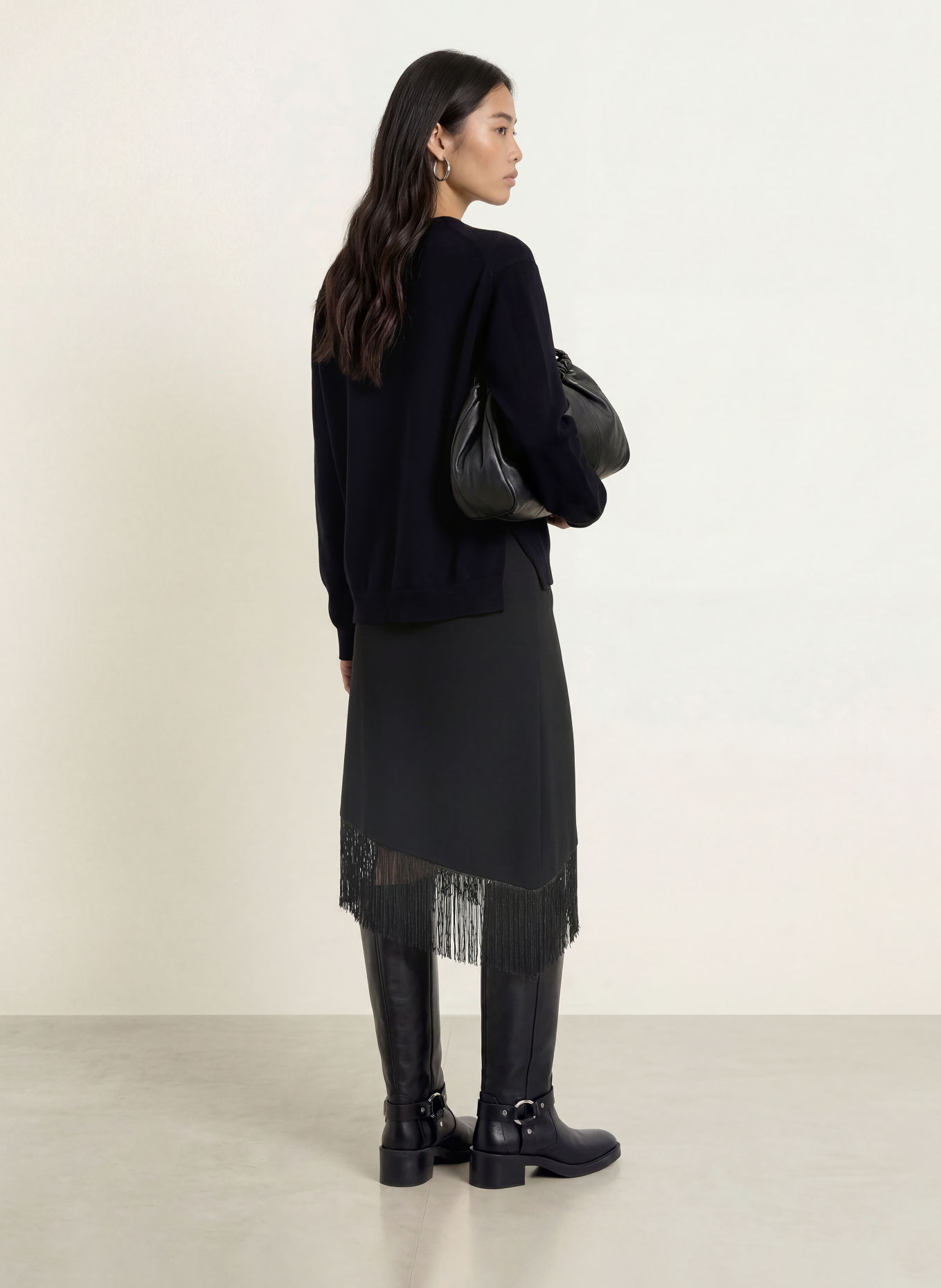 MOS MOSH Cashmere-Pullover MMJORID: SCHWARZ