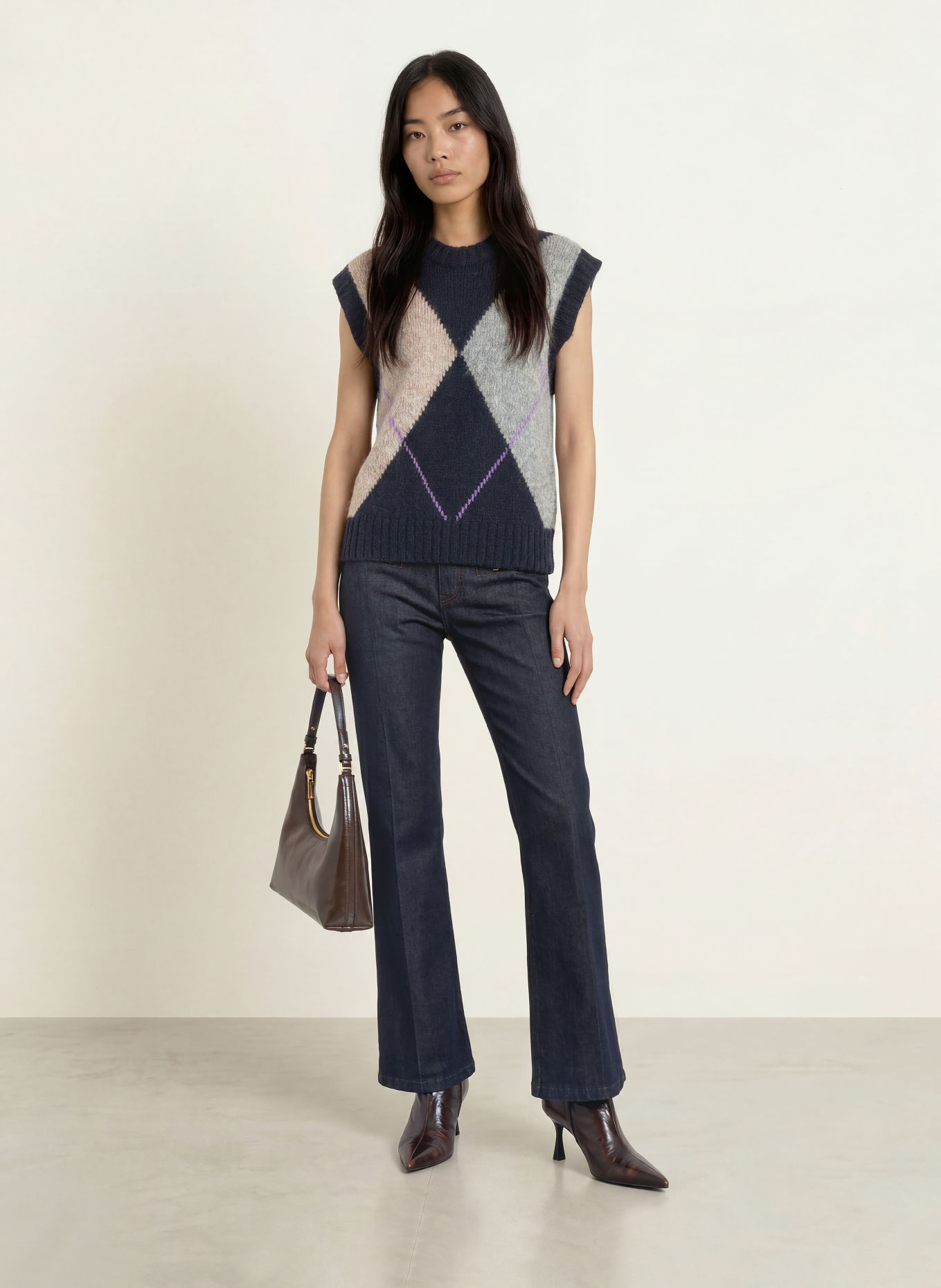 MOS MOSH Flared jeans MMMARLENA VOLARIS: 447 DARK BLUE