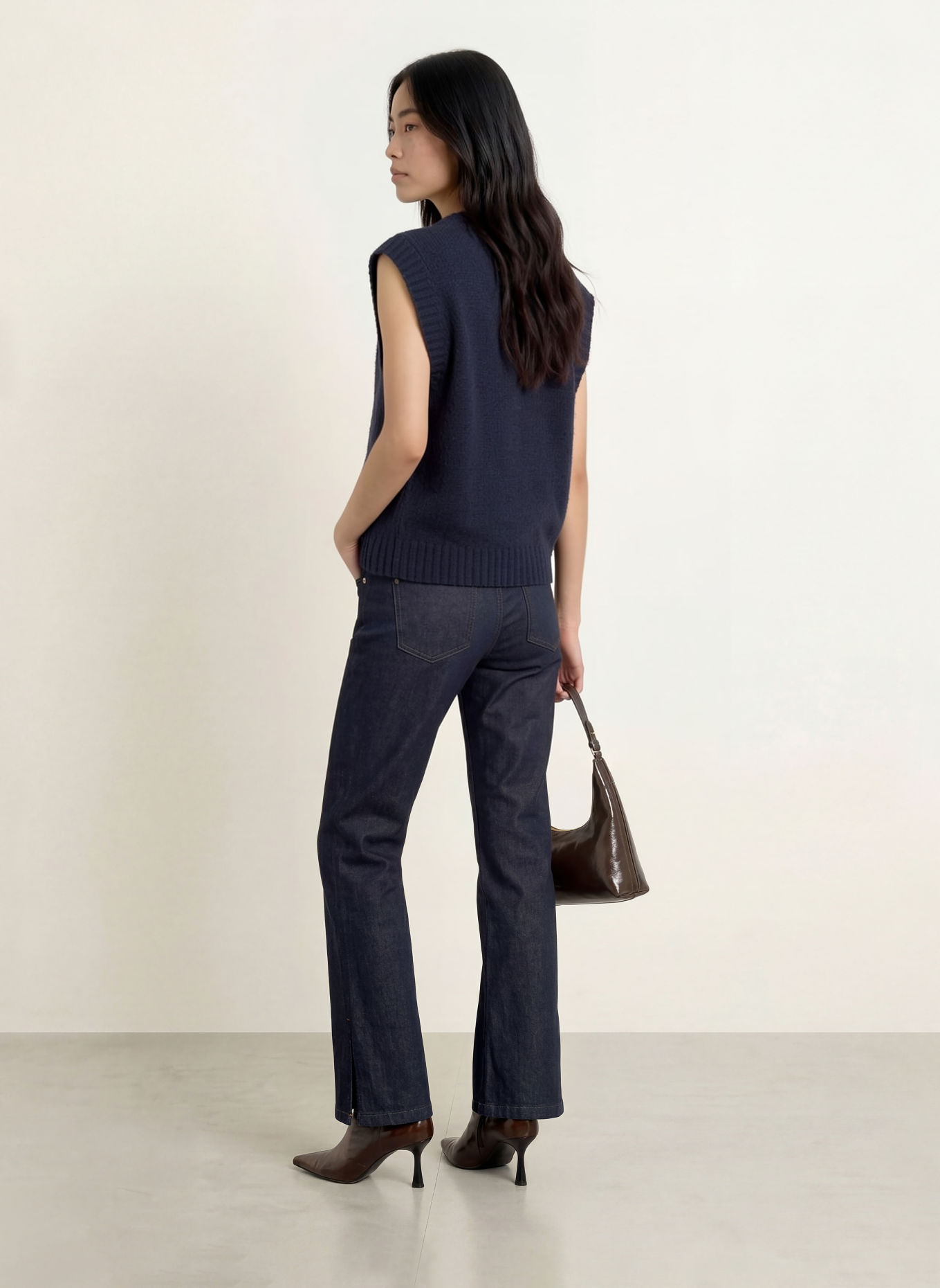 MOS MOSH Flared jeans MMMARLENA VOLARIS: 447 DARK BLUE