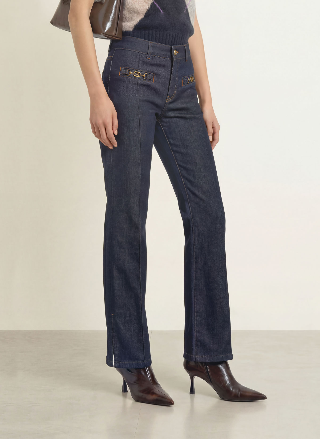 MOS MOSH Flared jeans MMMARLENA VOLARIS: 447 DARK BLUE
