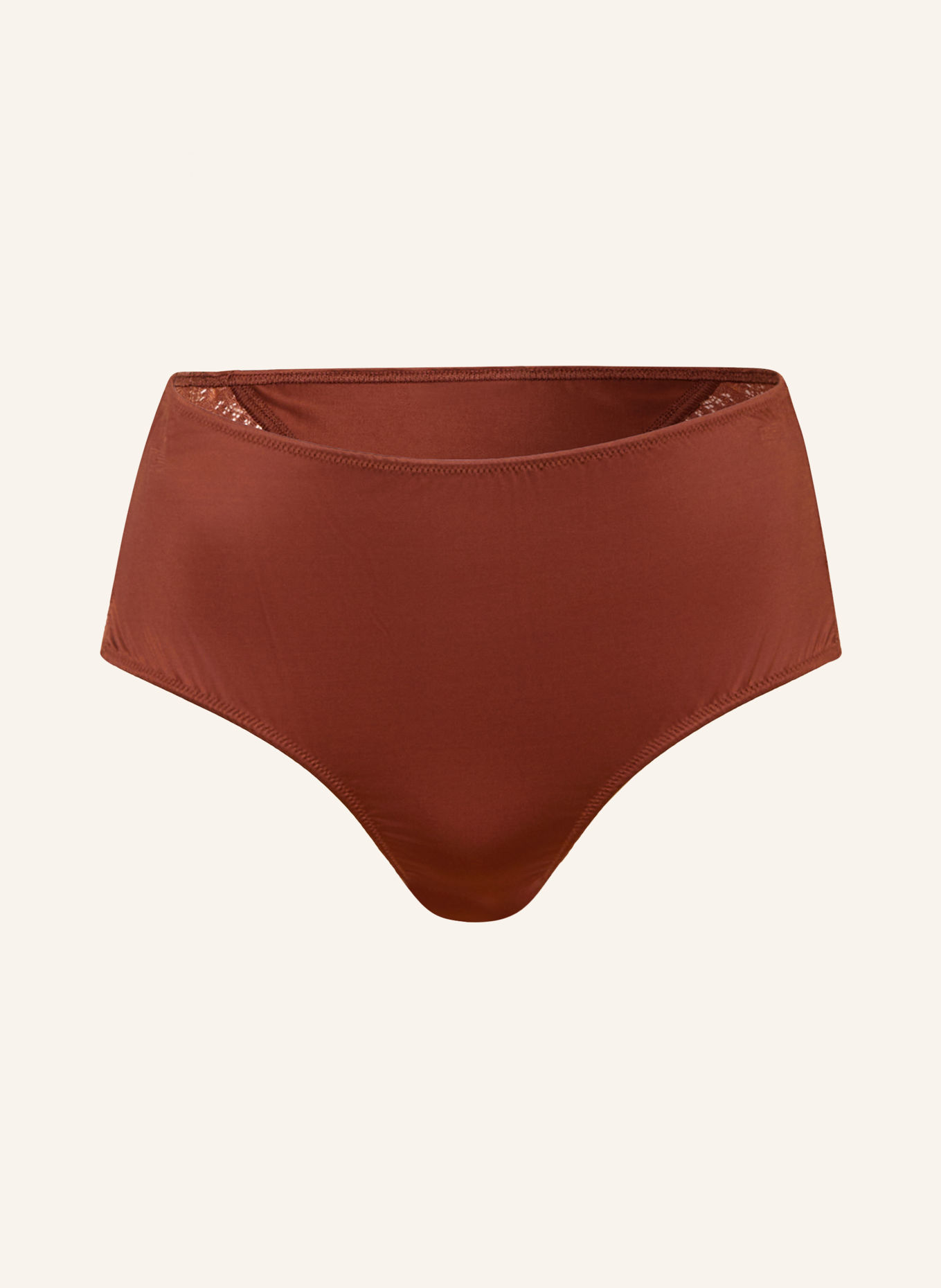 HANRO AZELIA High-waist briefs: BROWN