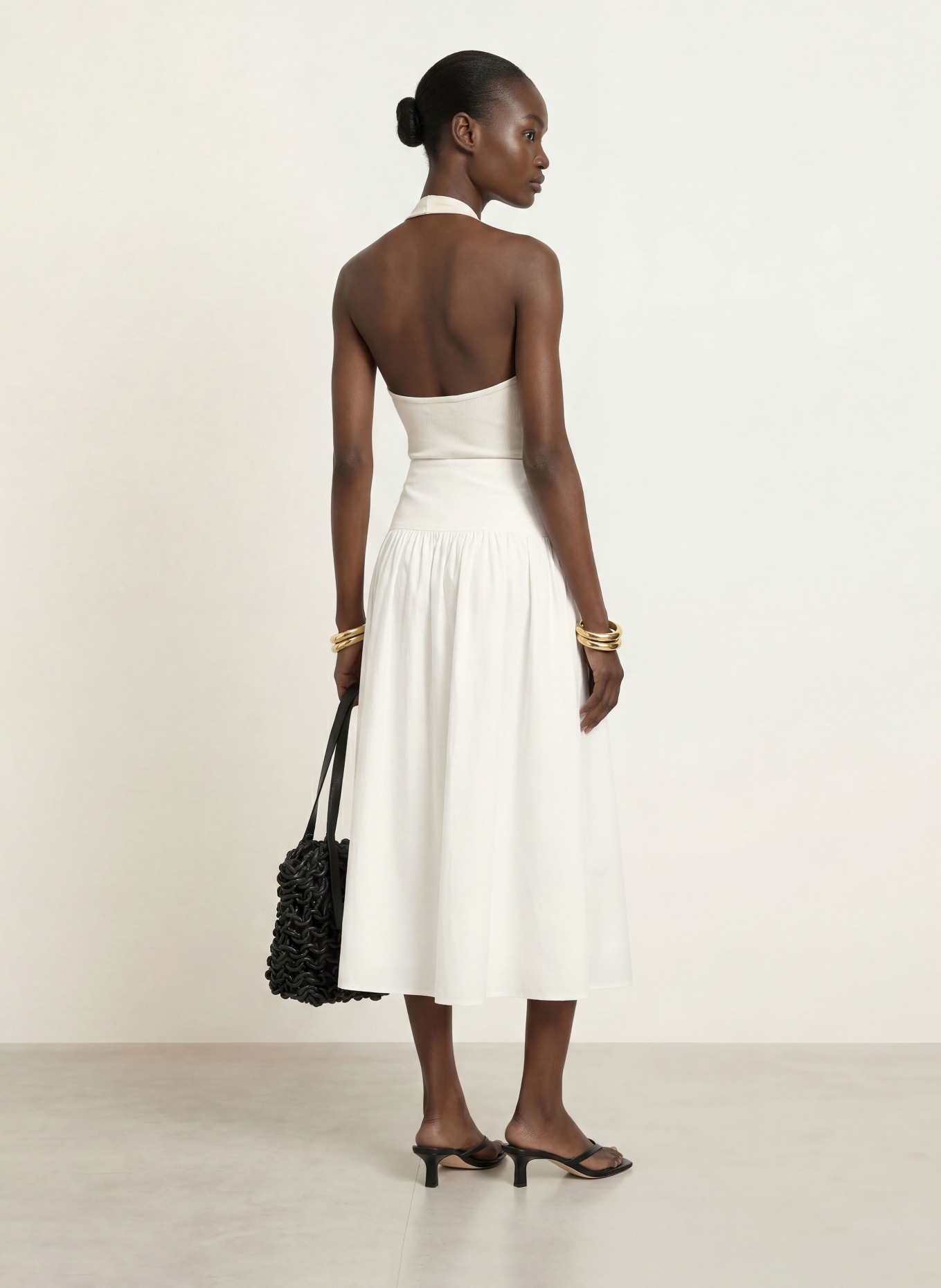ARKET Skirt: WHITE