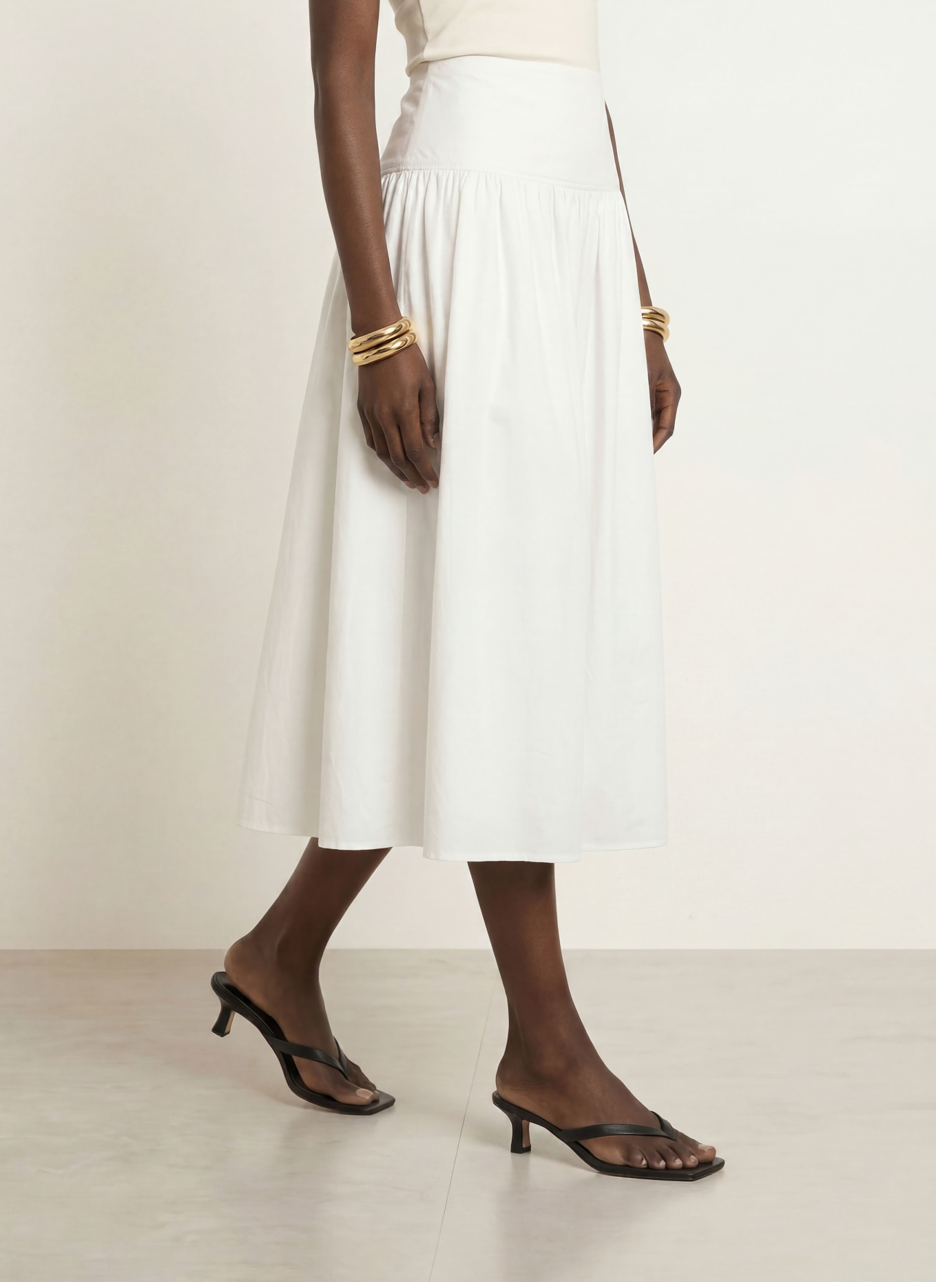 ARKET Skirt: WHITE