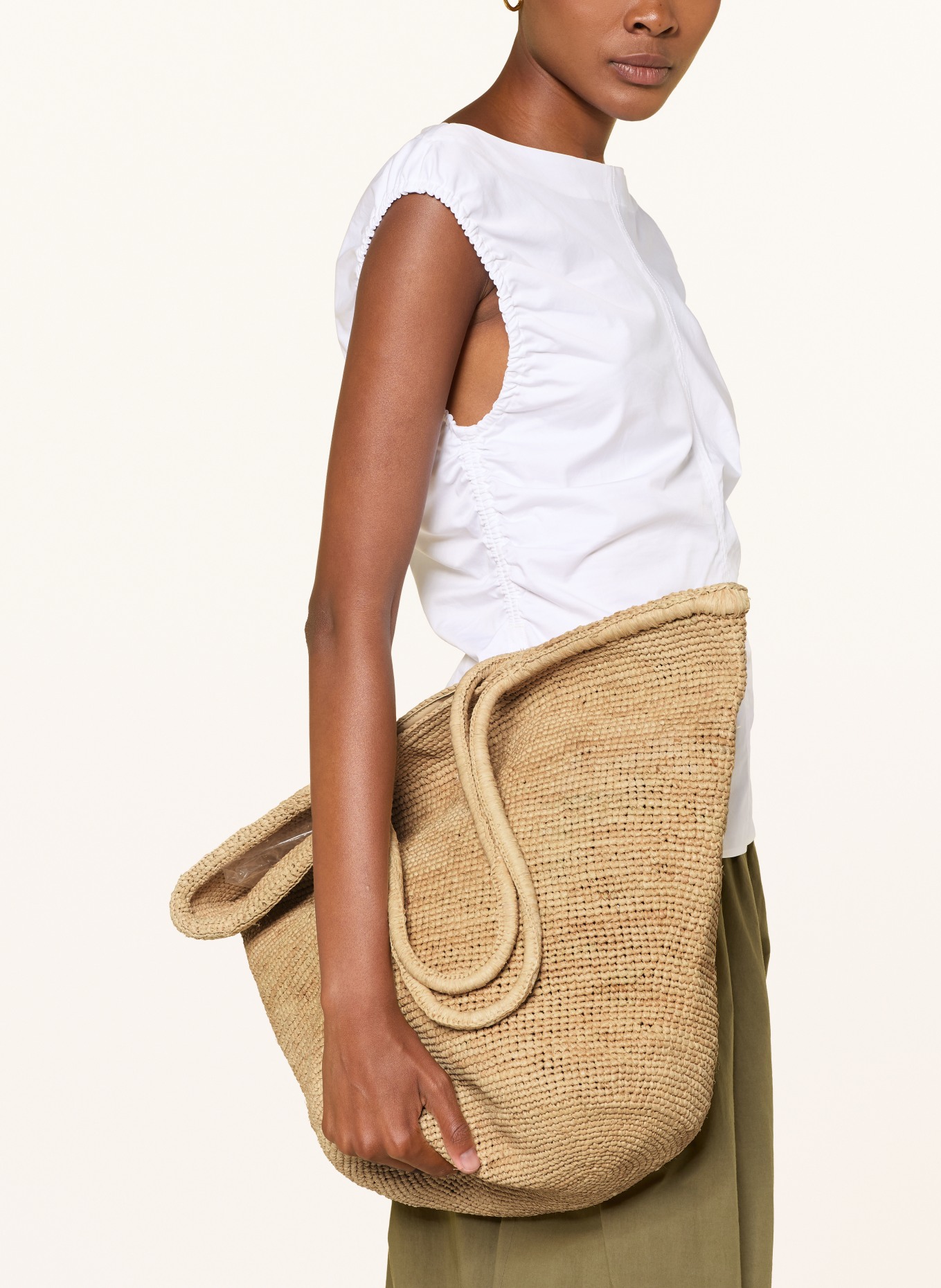 ARKET ANYCIA Beach bag: BEIGE