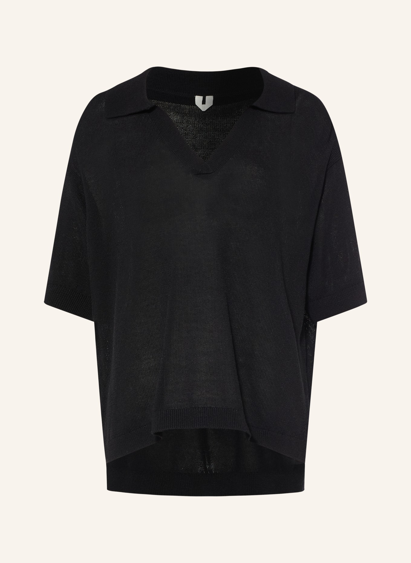 ARKET Knit shirt: BLACK