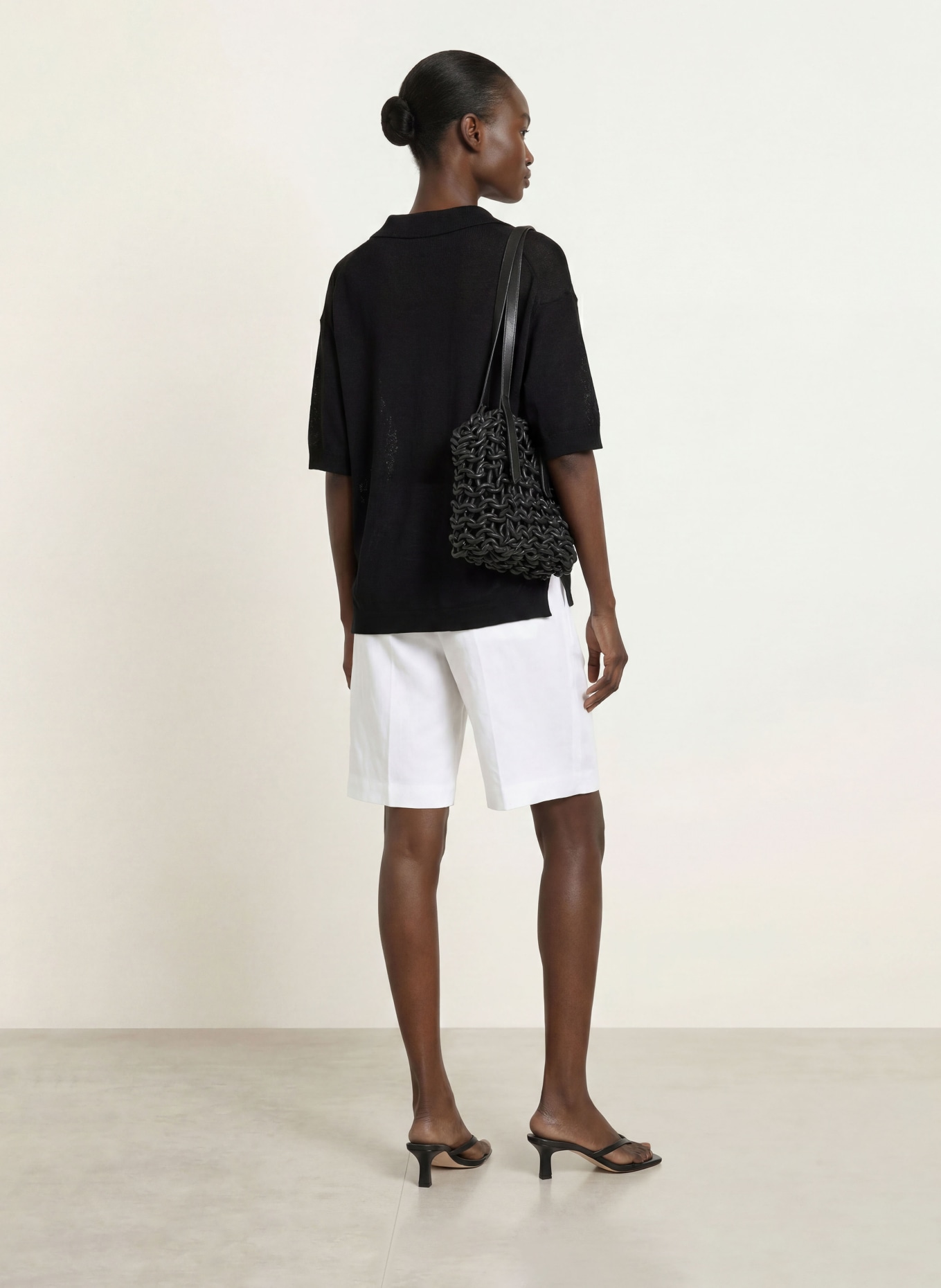 ARKET Knit shirt: BLACK