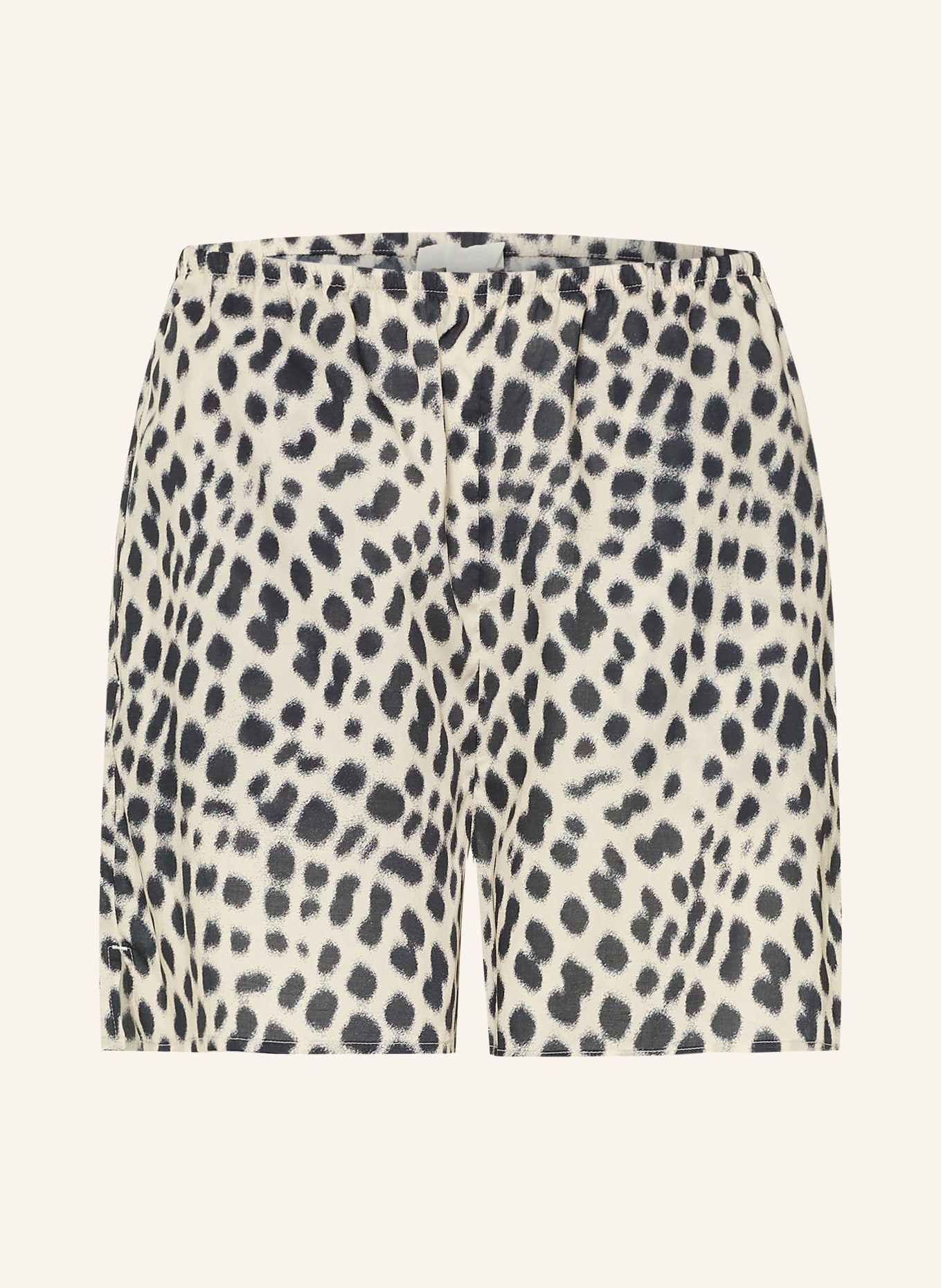 ARKET Shorts: BLACK / BEIGE