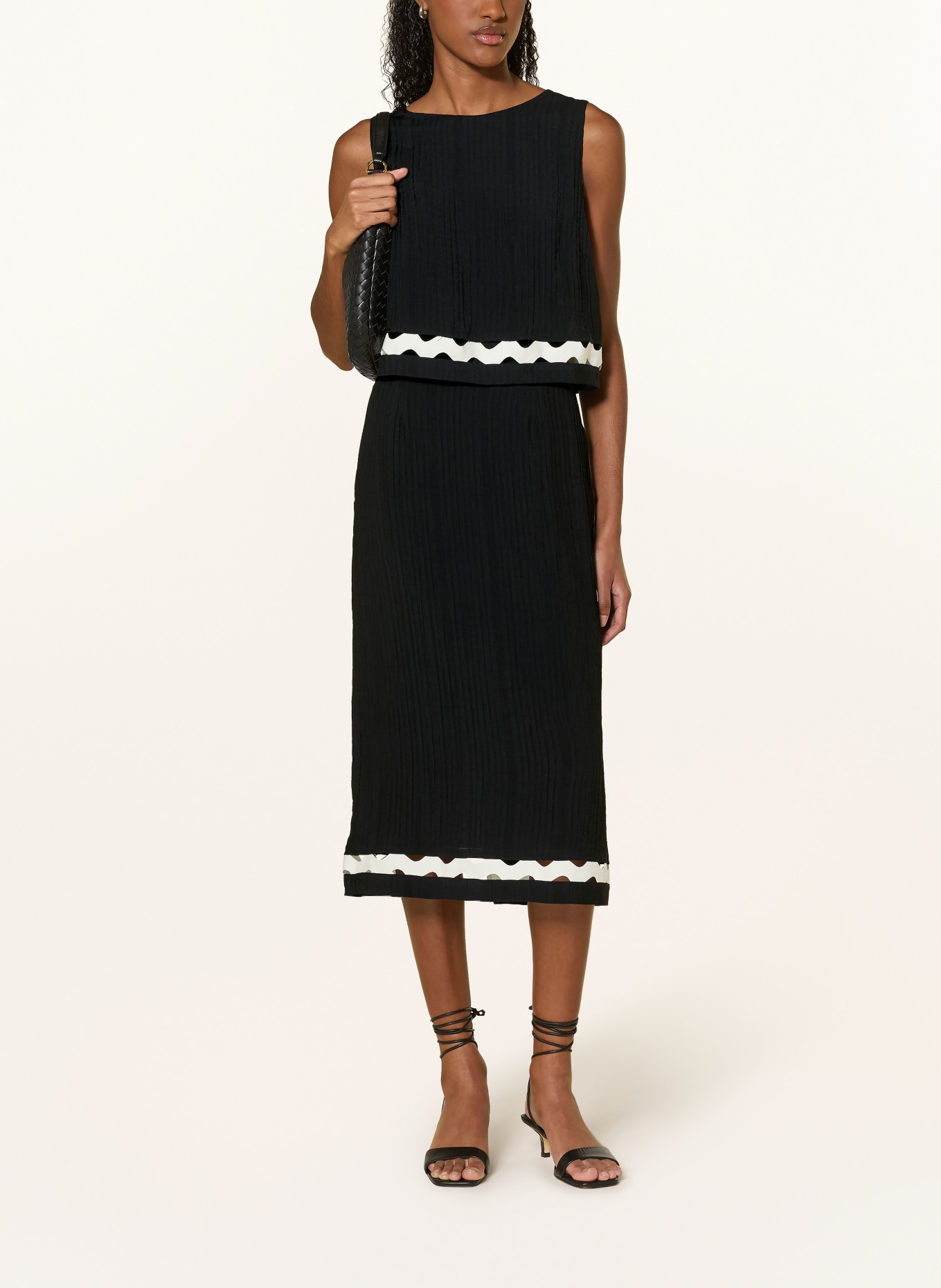 Phase Eight CLAIRE Dress: BLACK / WHITE