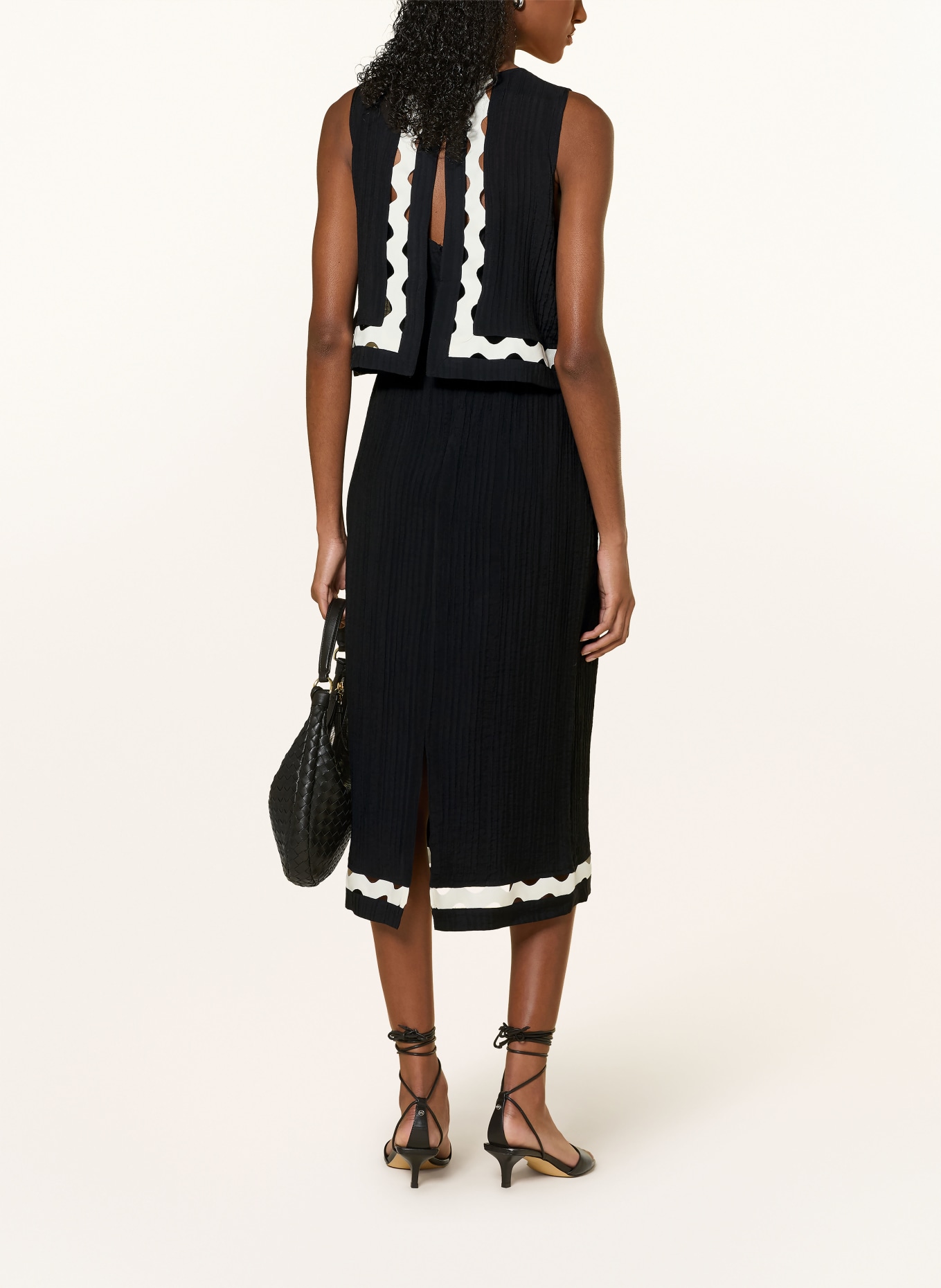 Phase Eight CLAIRE Dress: BLACK / WHITE