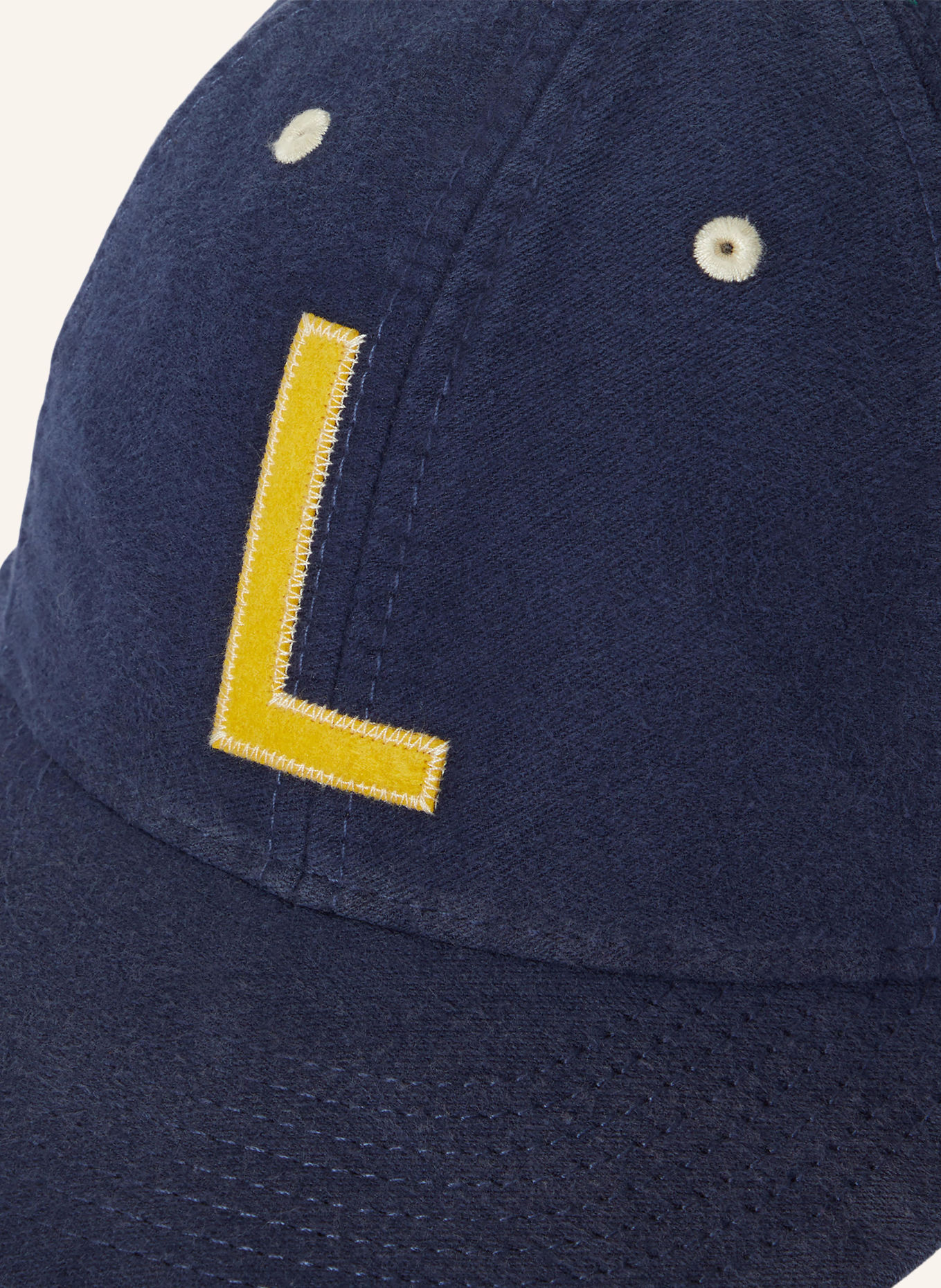 POLO RALPH LAUREN Cap: DARK BLUE / YELLOW