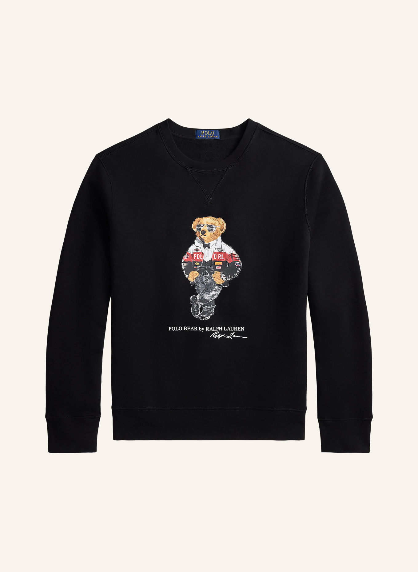 POLO RALPH LAUREN Sweatshirt: BLACK