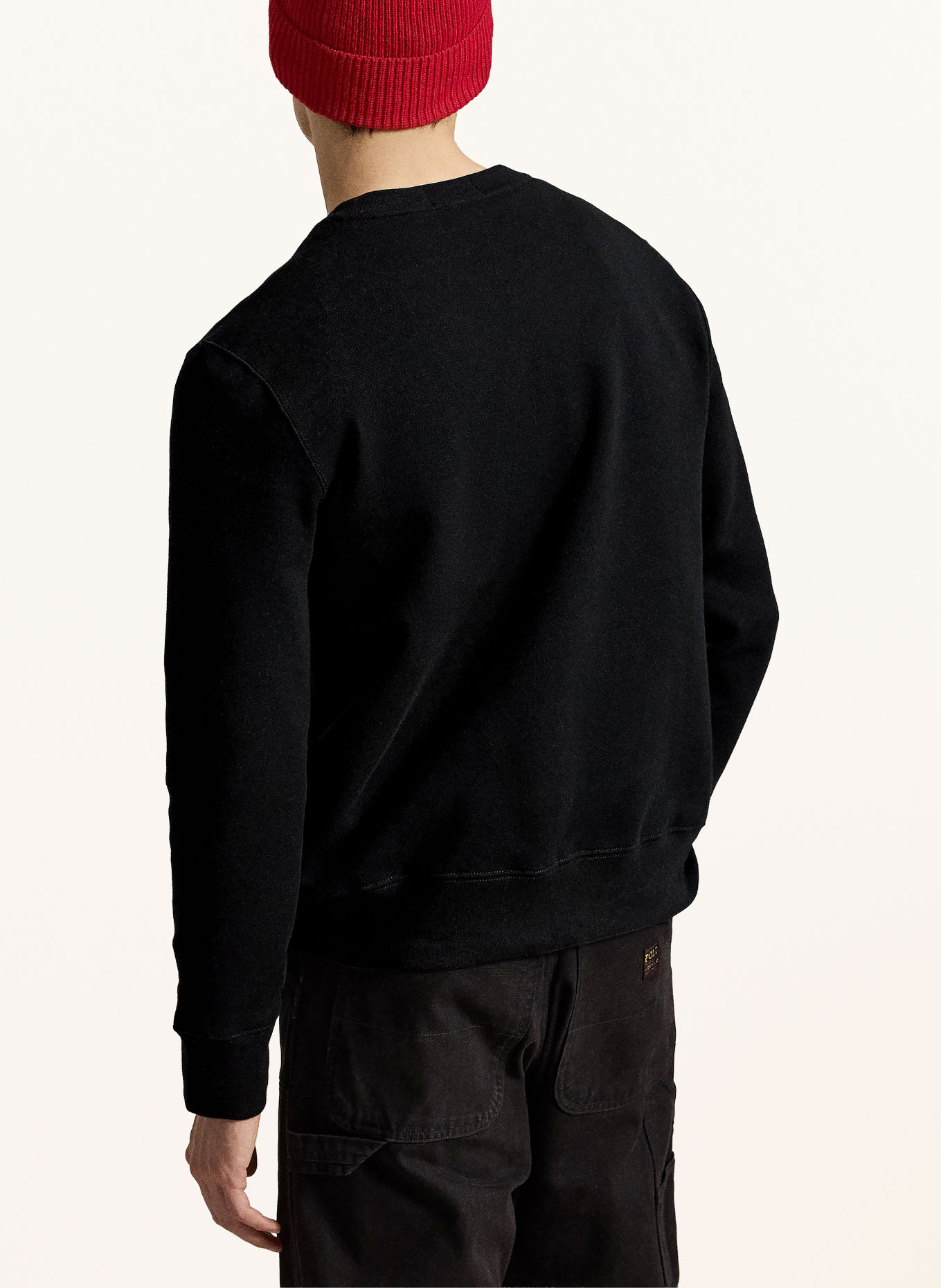POLO RALPH LAUREN Sweatshirt: BLACK