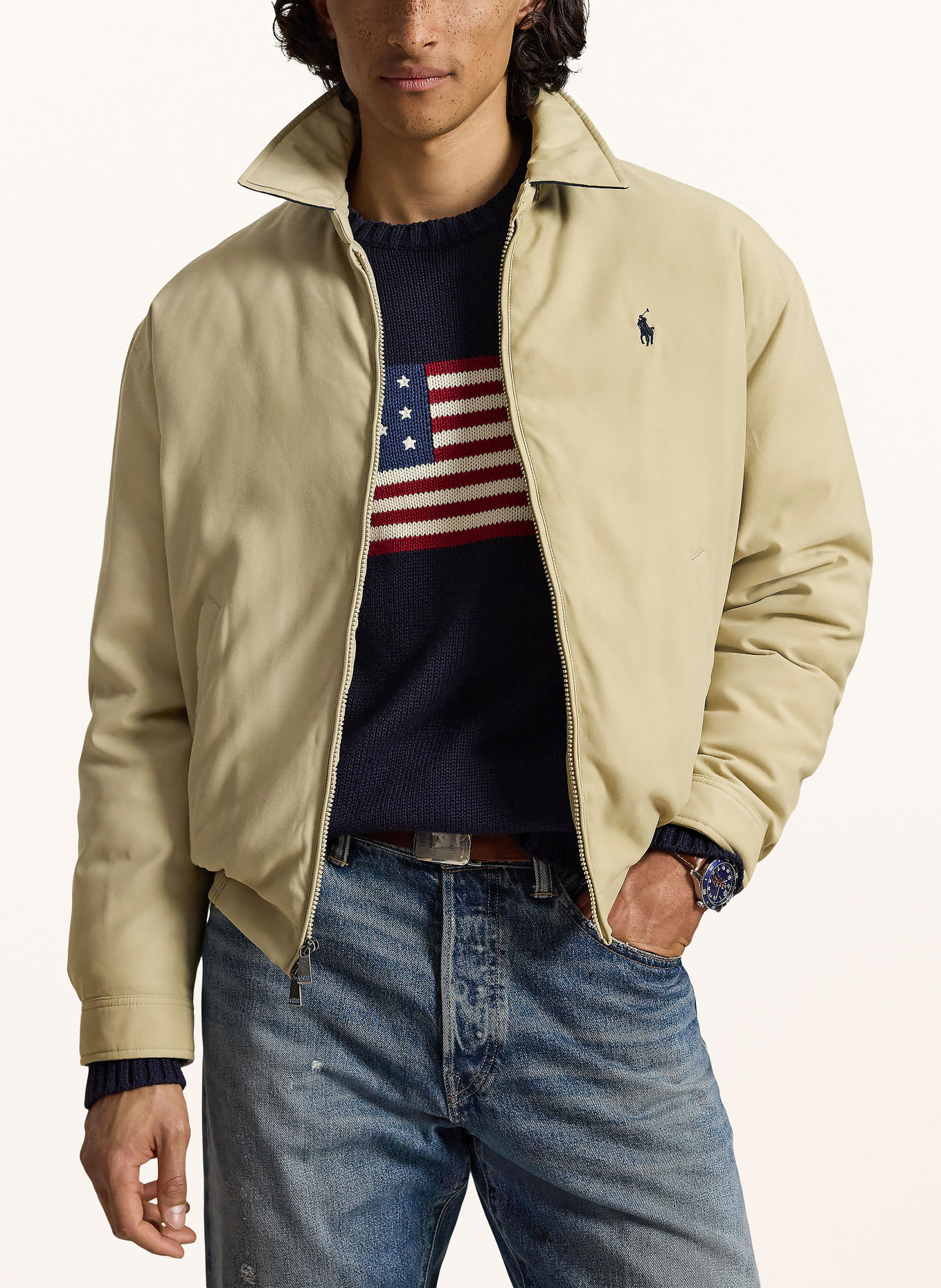 POLO RALPH LAUREN Lightweight down jacket: BEIGE