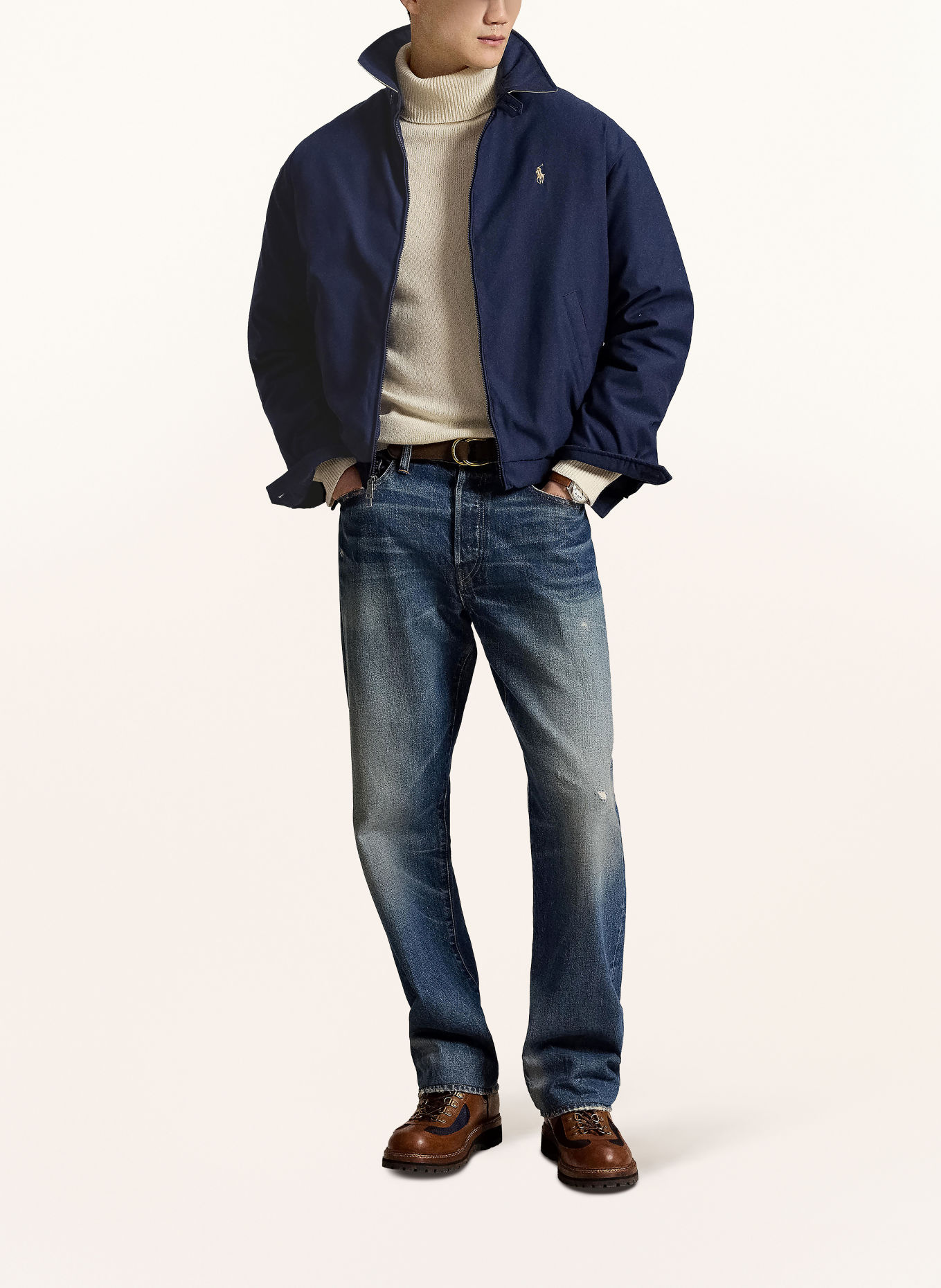 POLO RALPH LAUREN Doudoune légère: BLEU FONCÉ