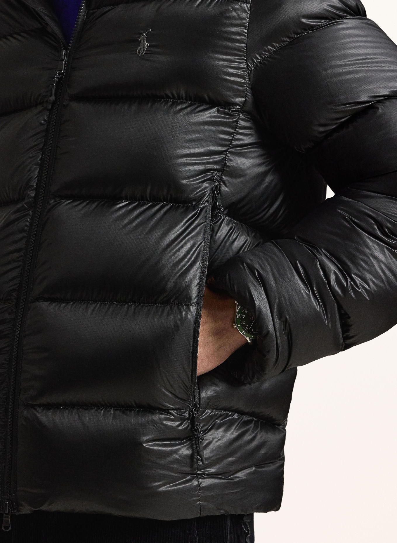 POLO RALPH LAUREN Daunenjacke: SCHWARZ
