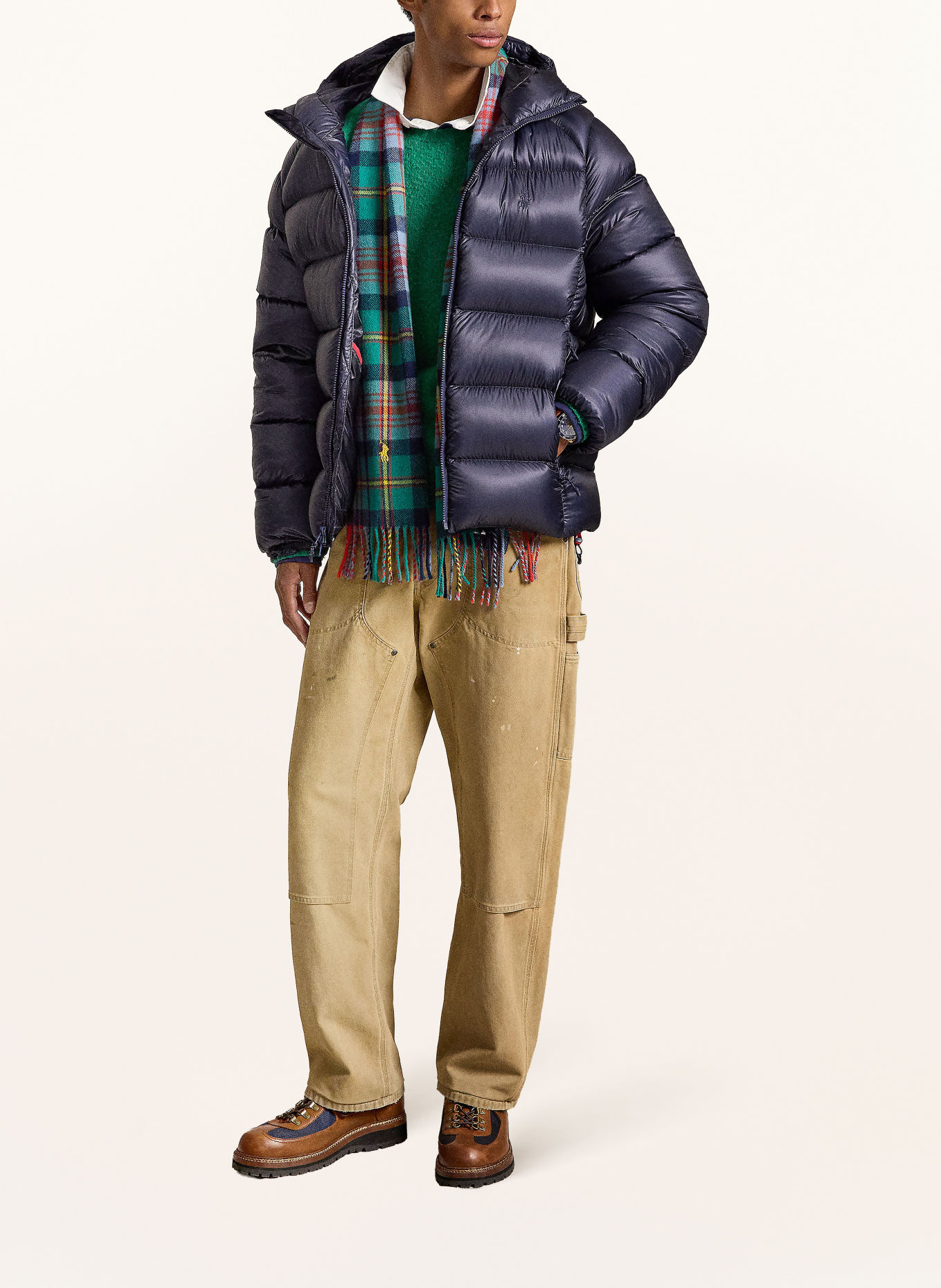 POLO RALPH LAUREN Down jacket: DARK BLUE