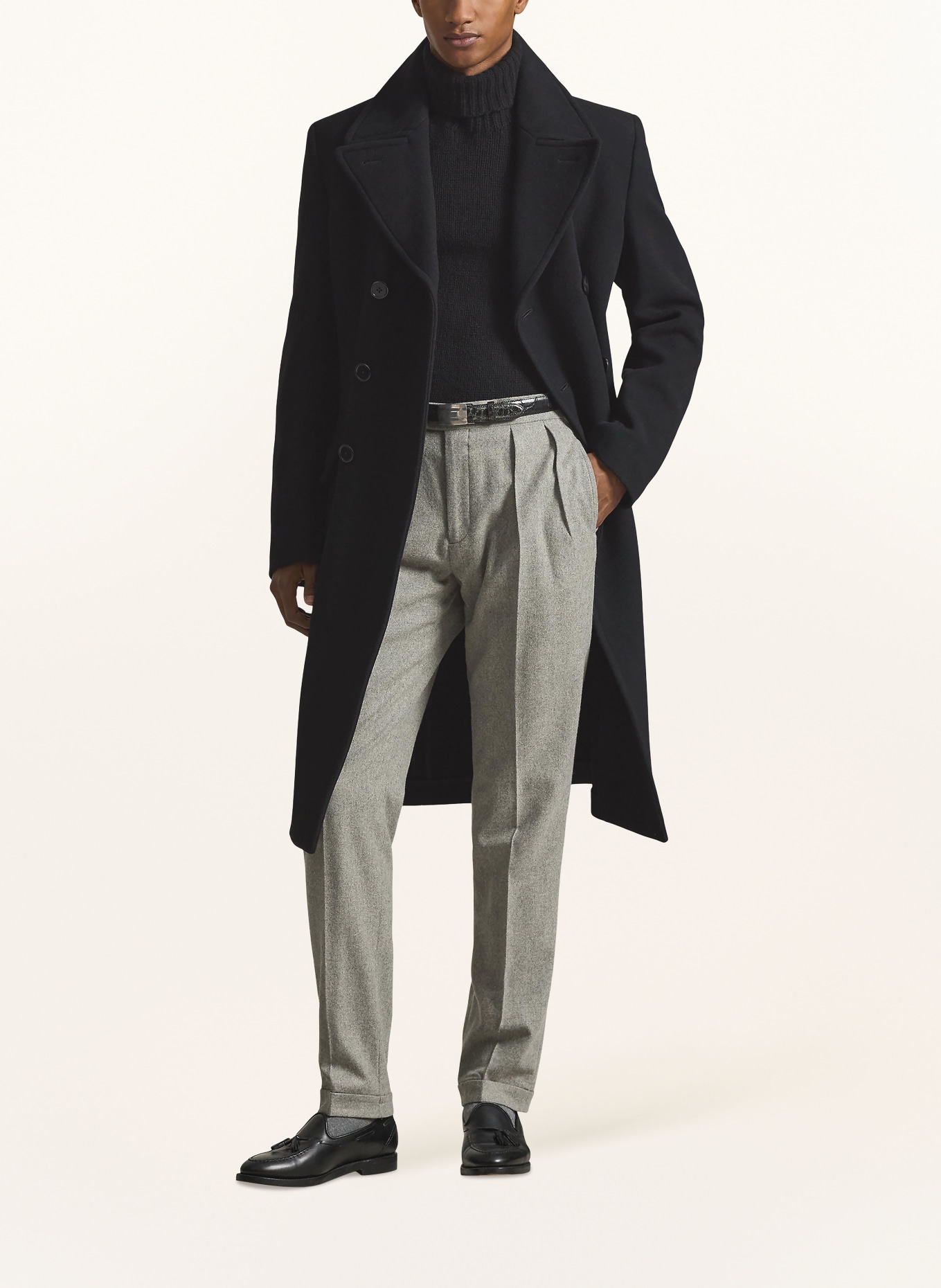 POLO RALPH LAUREN Ullrock MELTON: SVART