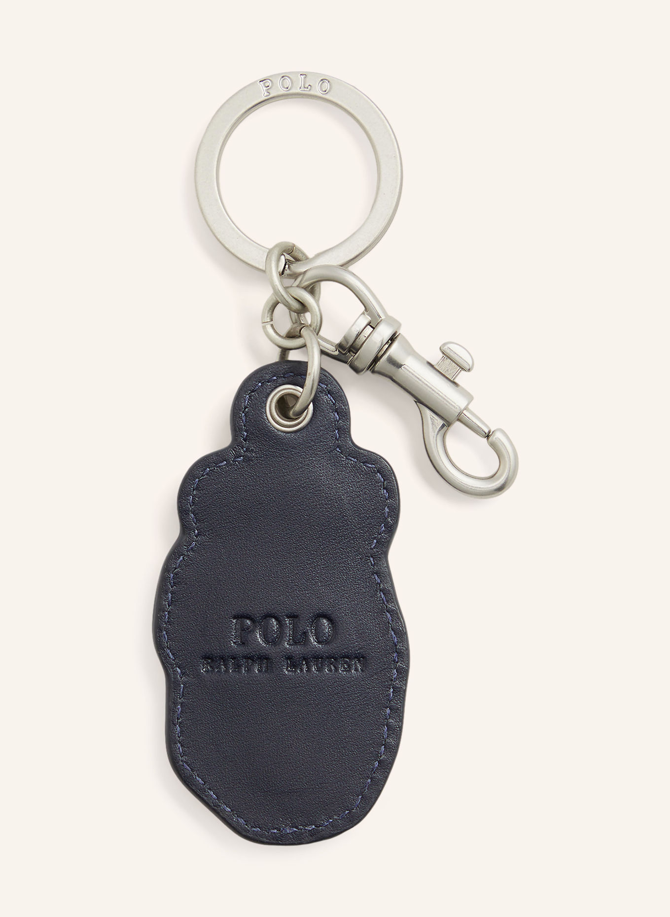 POLO RALPH LAUREN Key ring: DARK BLUE / SILVER