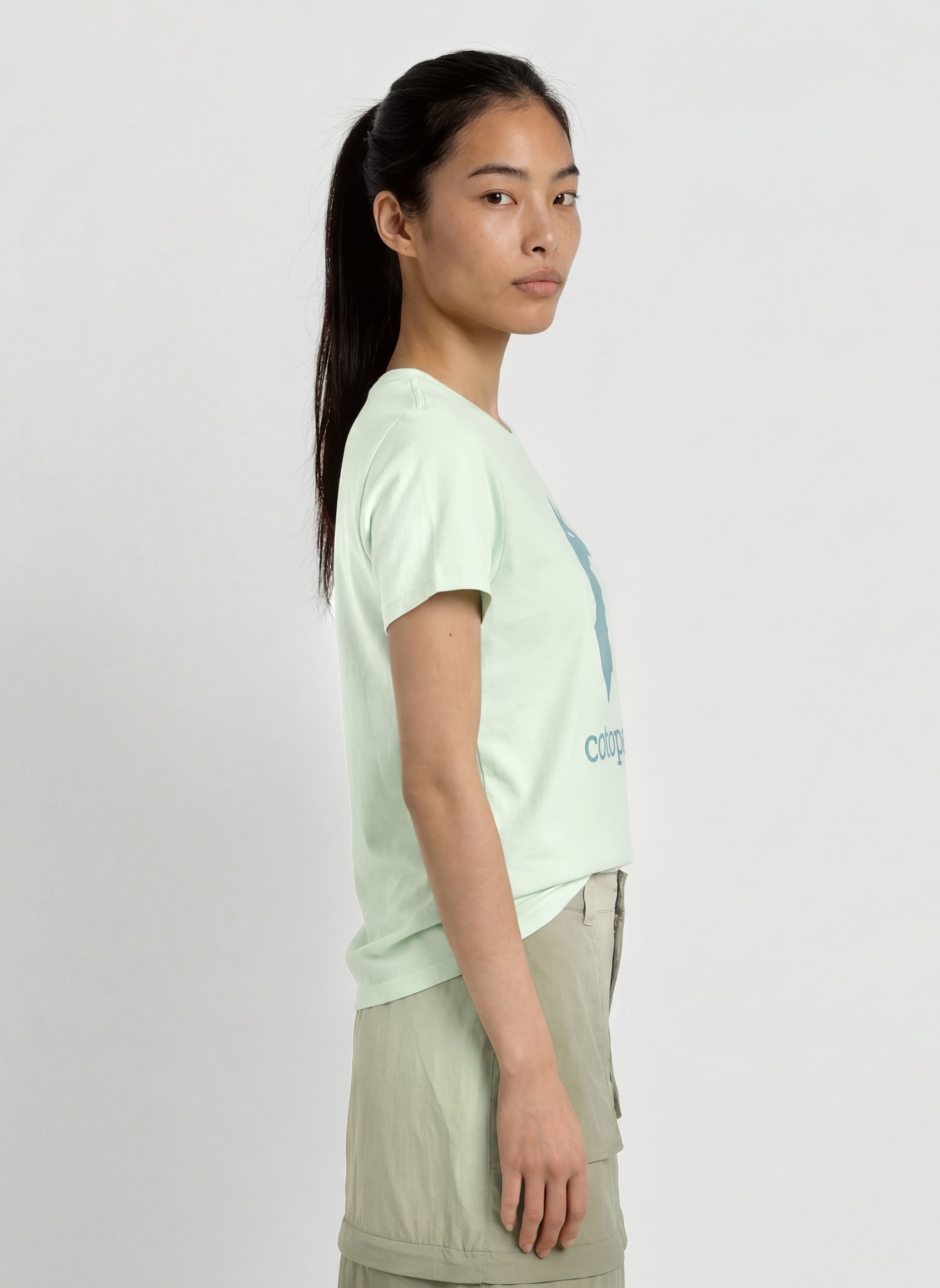 cotopaxi LLAMA T-shirt: LIGHT GREEN / TEAL