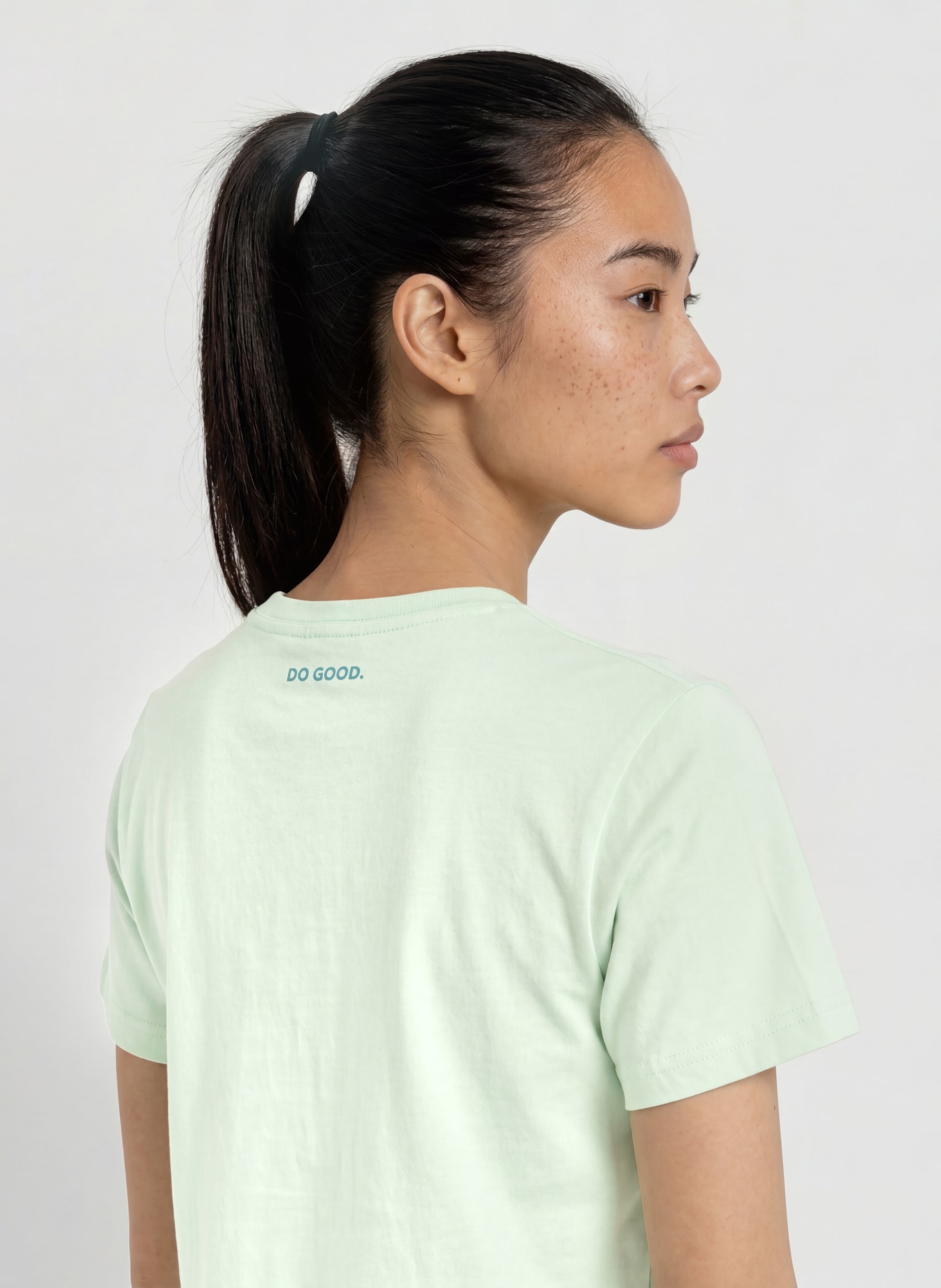 cotopaxi LLAMA T-shirt: LIGHT GREEN / TEAL