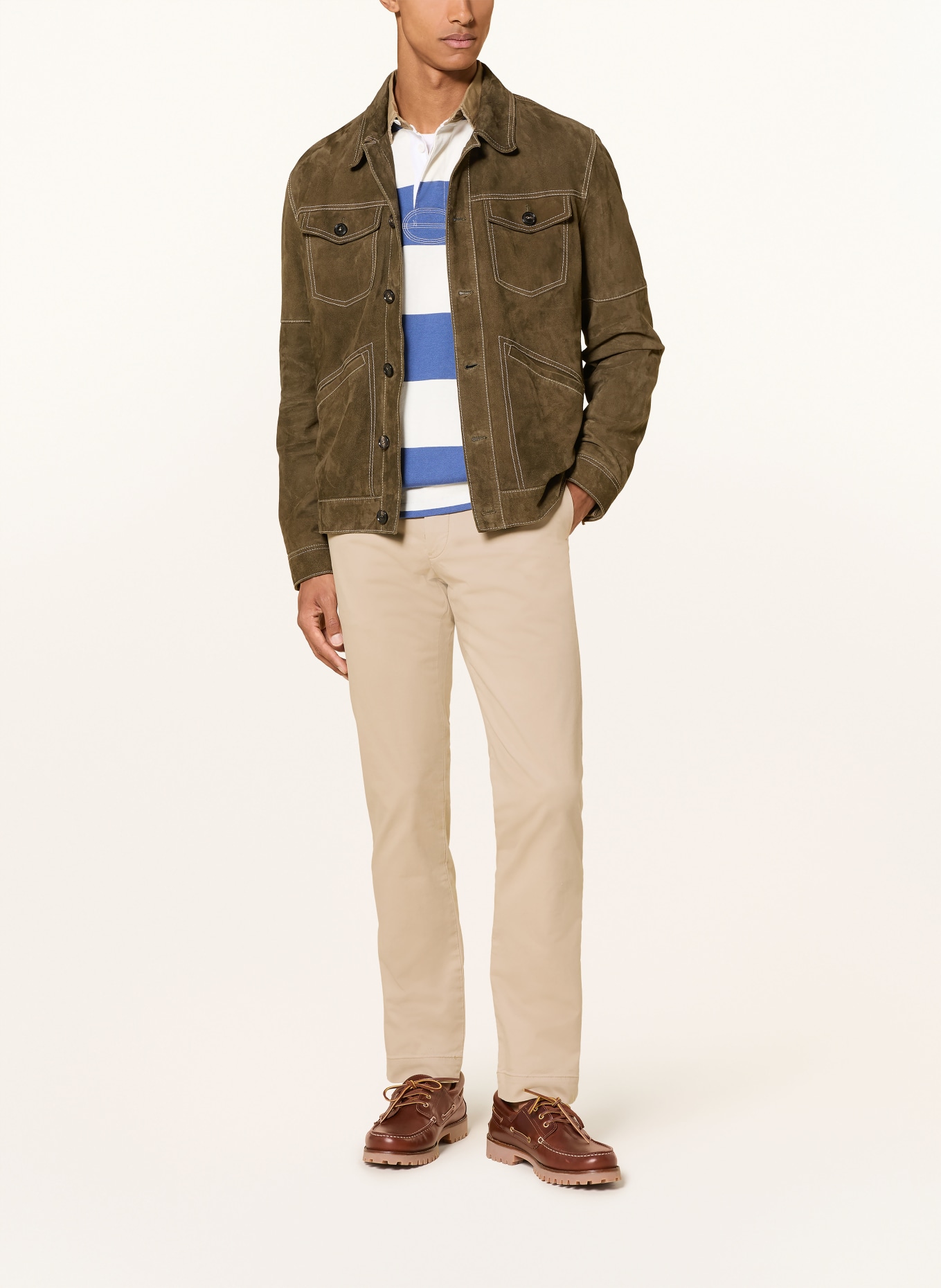 POLO RALPH LAUREN Slim-fit chinos: BEIGE