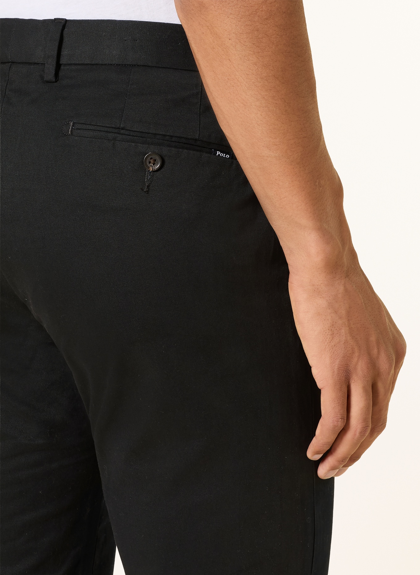 POLO RALPH LAUREN Slim-fit chinos: BLACK