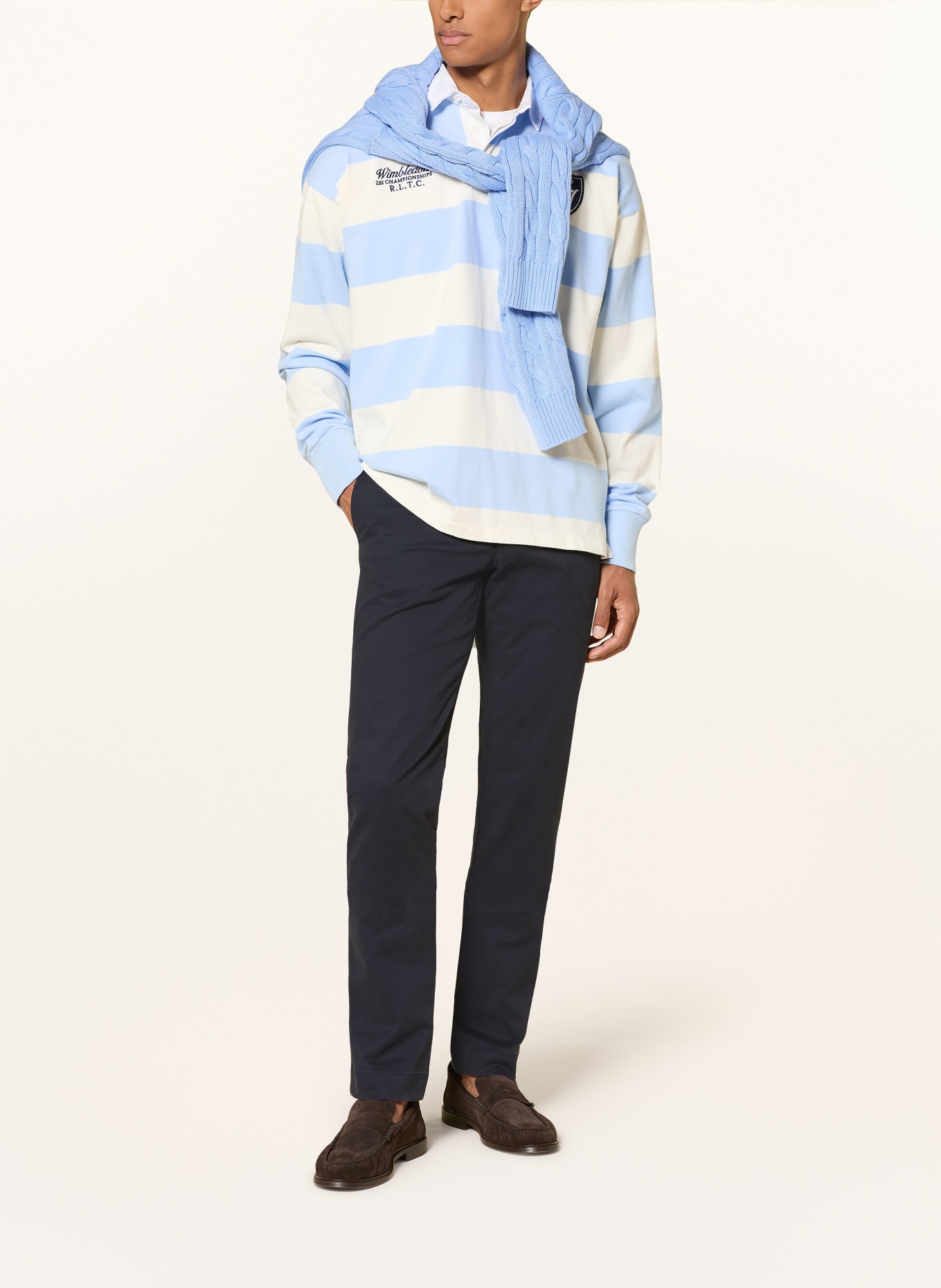 POLO RALPH LAUREN Slim-fit chinos: DARK BLUE