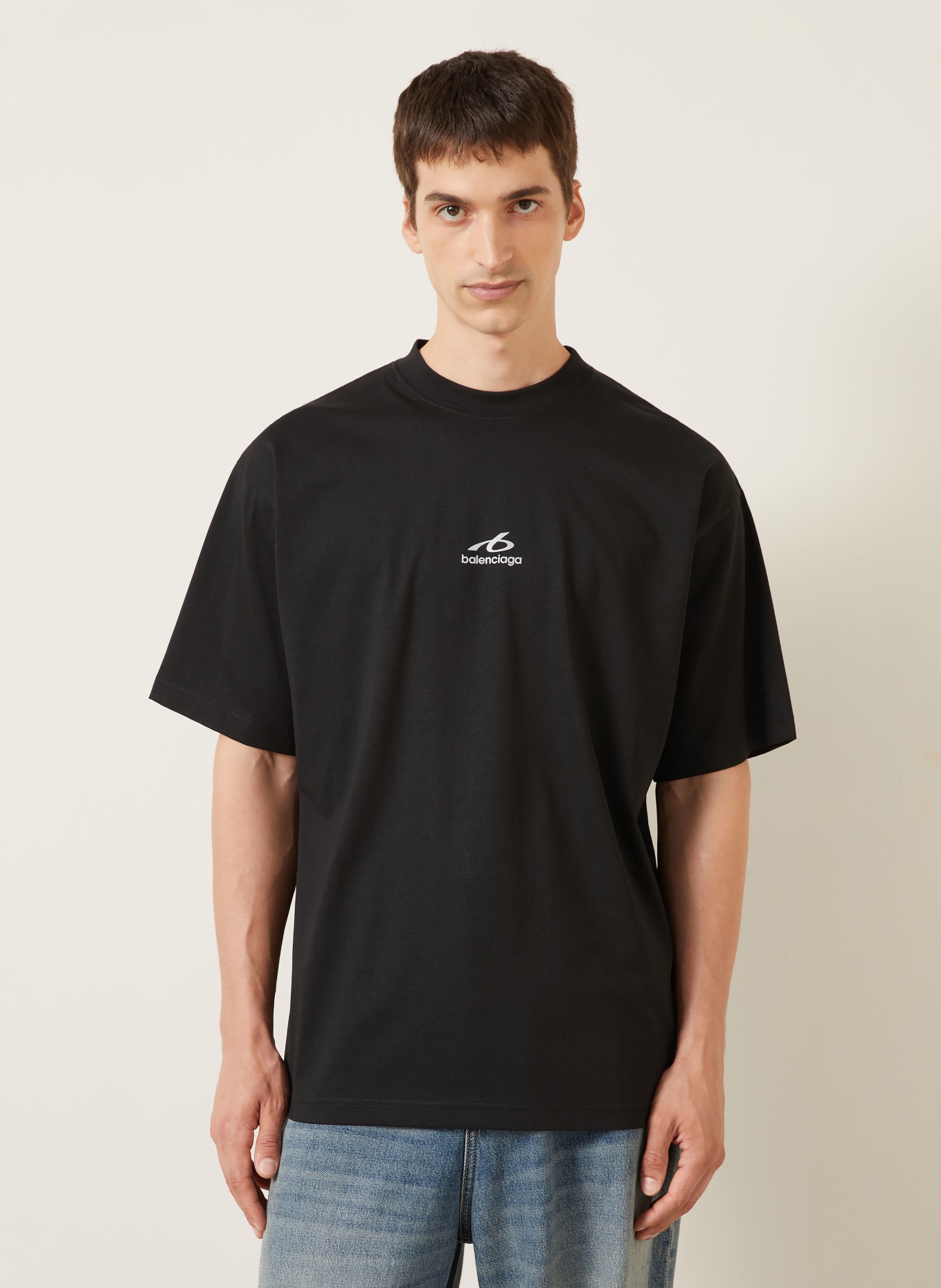 BALENCIAGA T-Shirt: SCHWARZ / SILBER