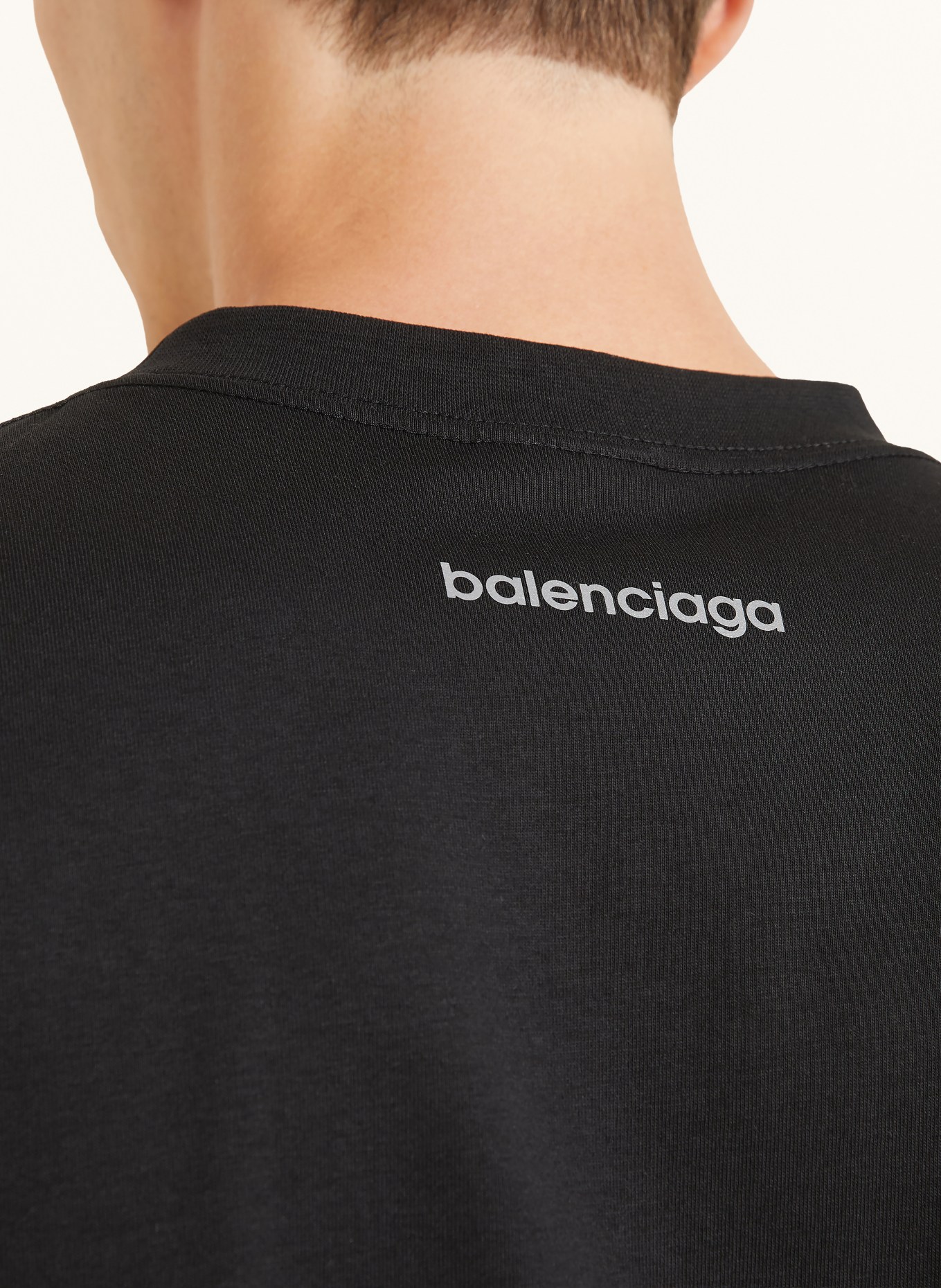 BALENCIAGA T-Shirt: SCHWARZ / SILBER