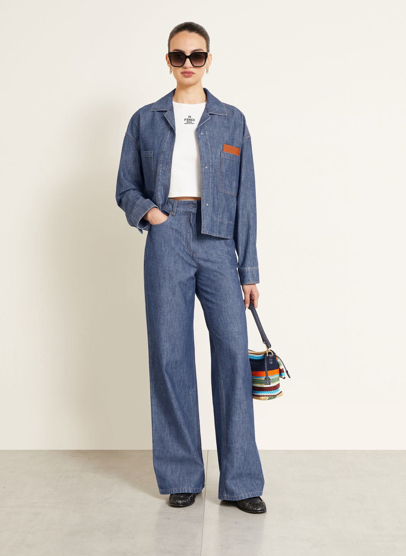 FENDI Jeansjacke: F0QB0 NAVY