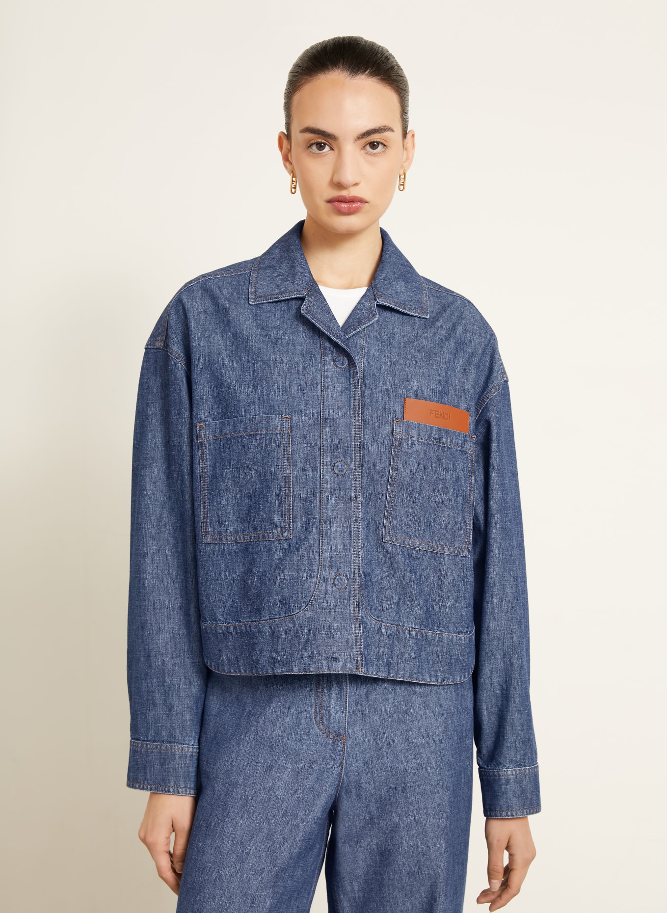 FENDI Jeansjacke: F0QB0 NAVY