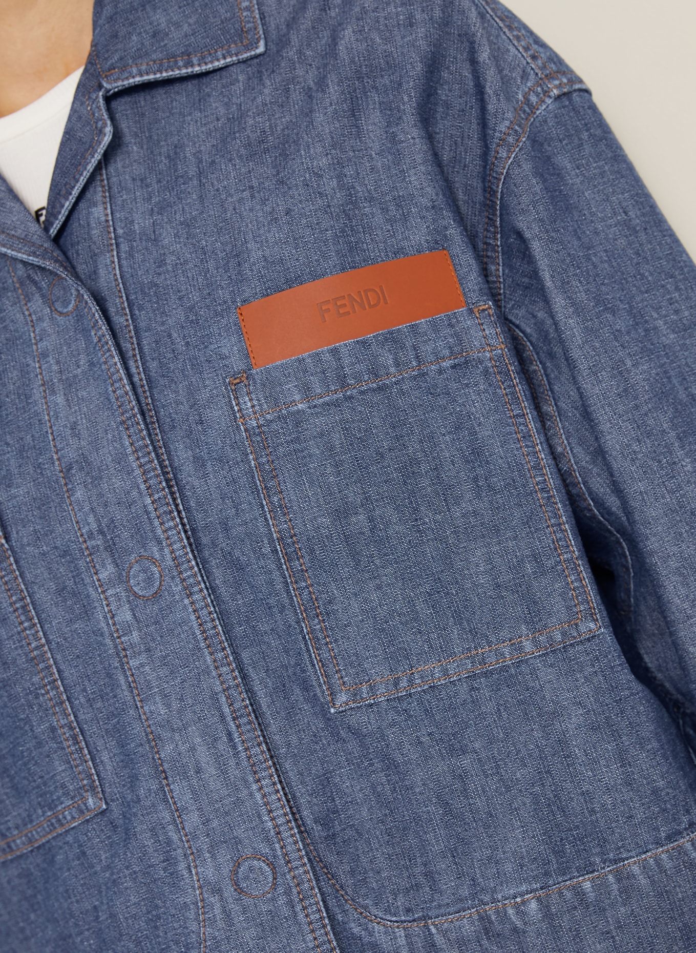FENDI Jeansjacke: F0QB0 NAVY