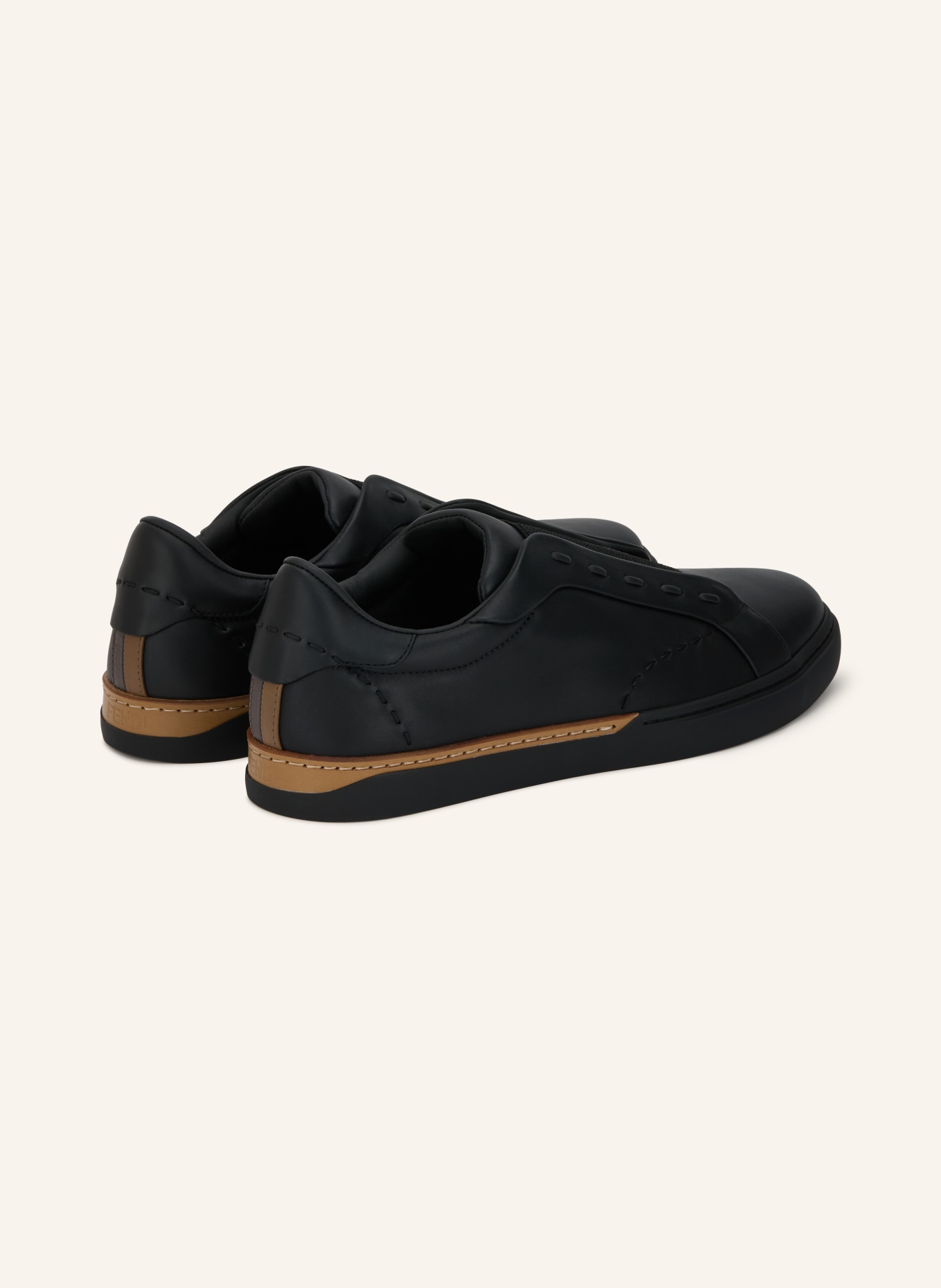 FENDI Instapsneakers FENDI CITY: ZWART