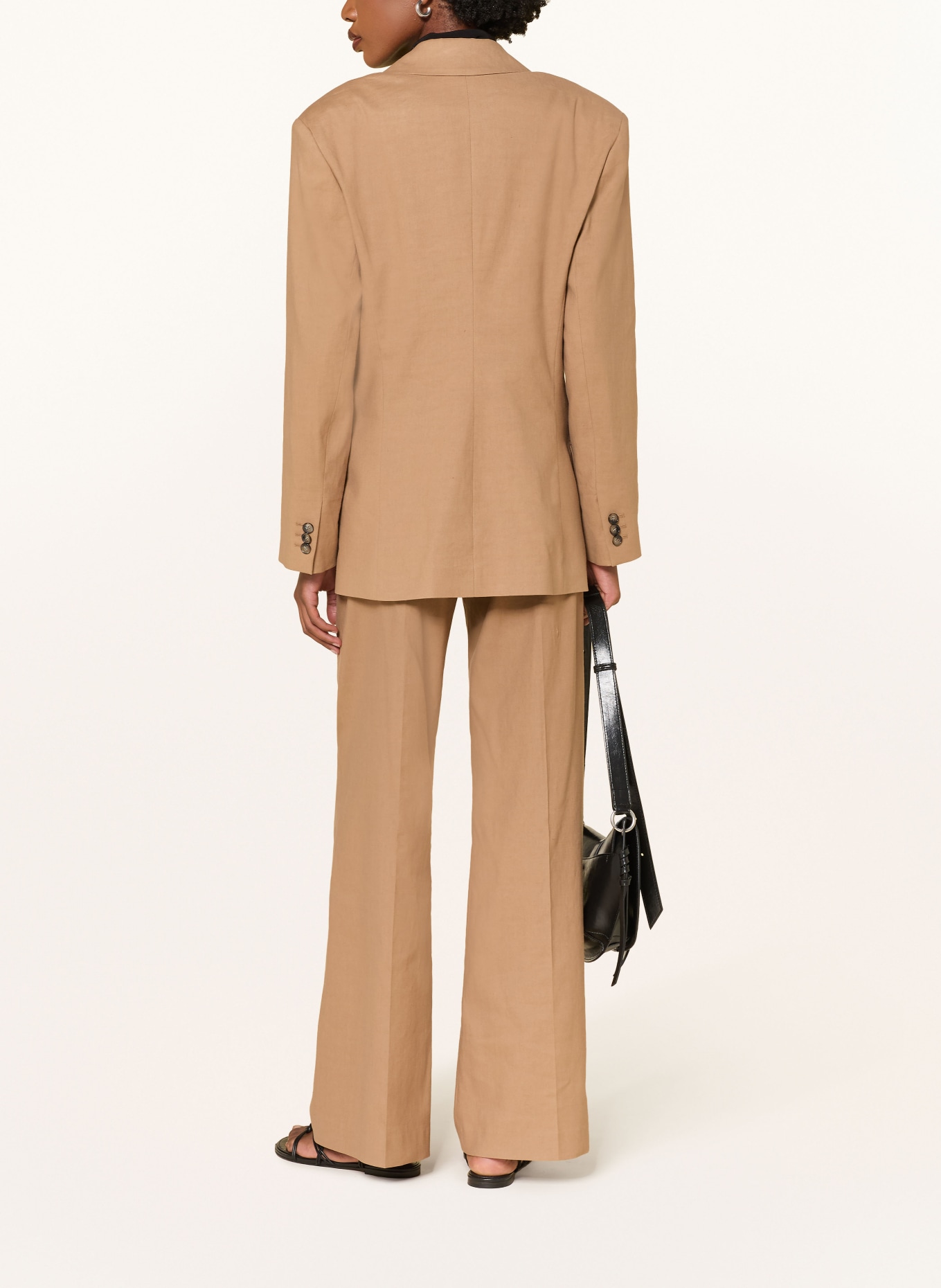 ba&sh Hose PANTS CISTA mit Leinen: CAMEL