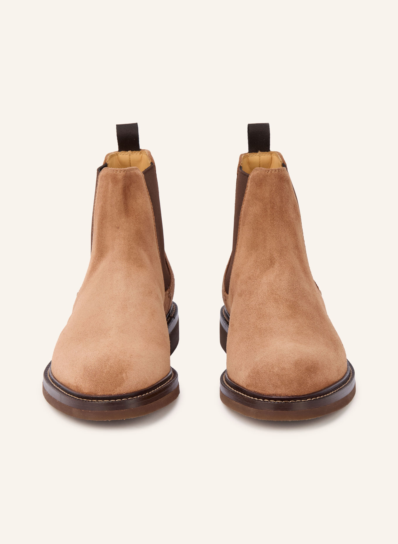BRUNELLO CUCINELLI Chelsea boots: LICHTBRUIN / MARRON FONCÉ