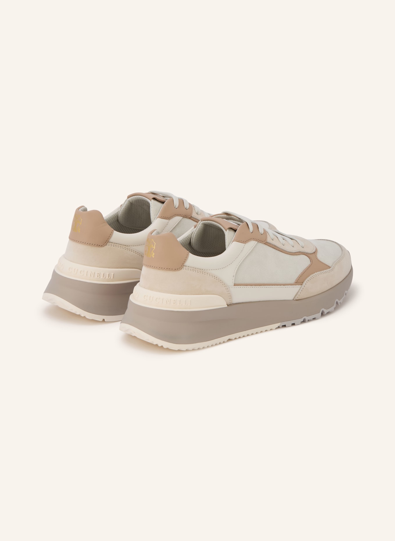 BRUNELLO CUCINELLI Sneakers: CREAM / CAMEL / BEIGE
